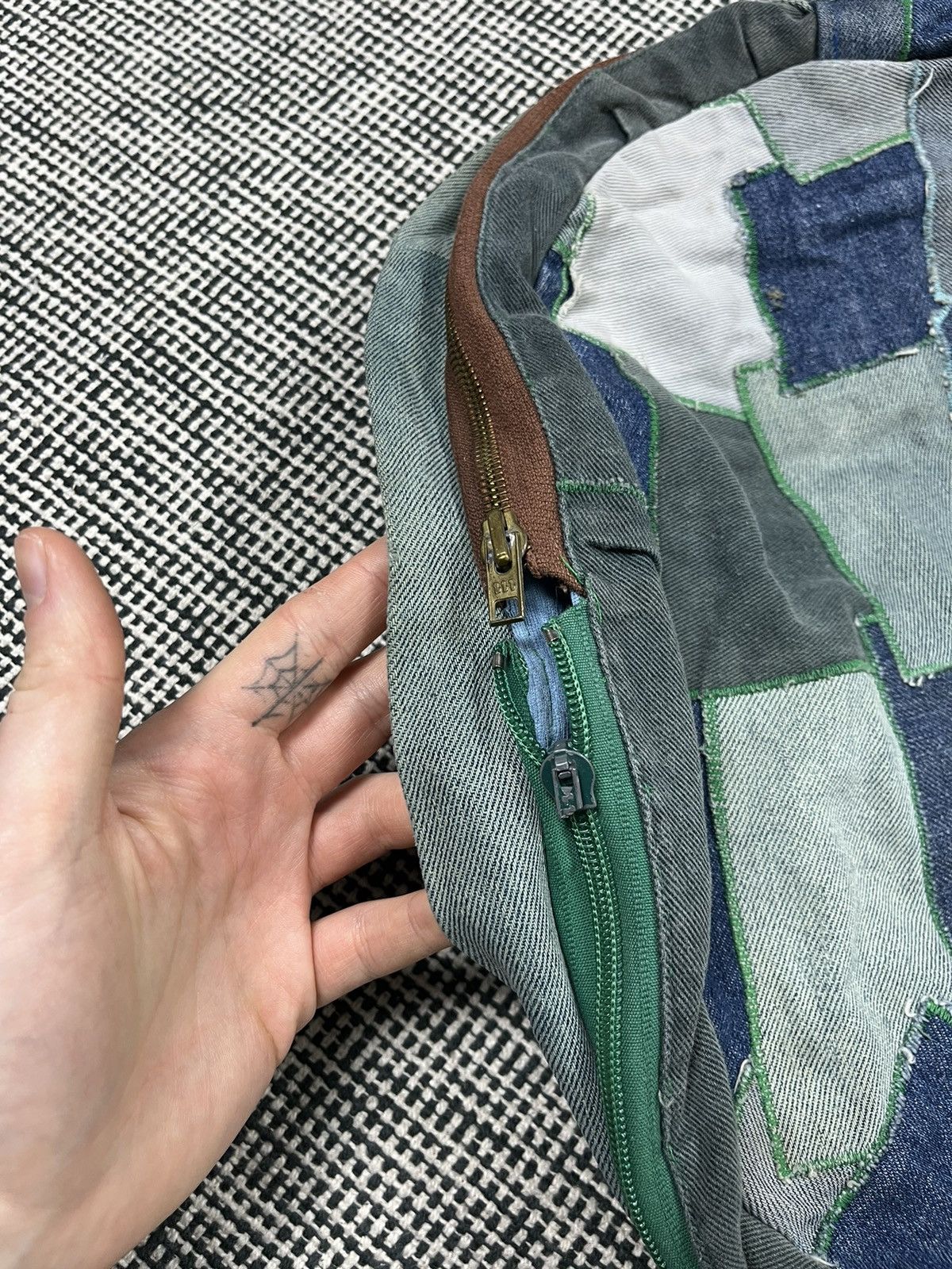 Japanese Brand Handmade 80s guitar bag cover boro denim grunge Size ONE SIZE - 3 Thumbnail