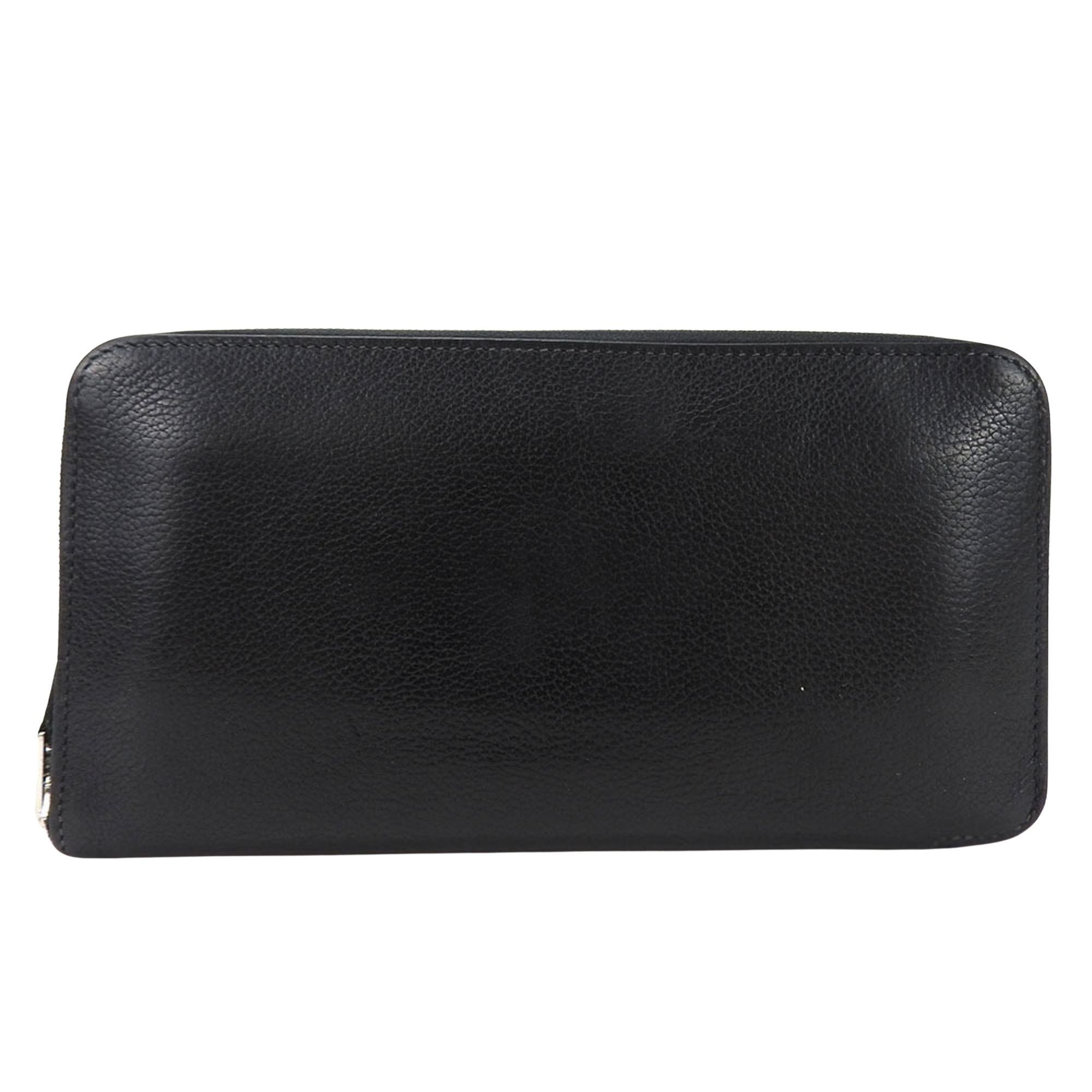 image of Hermes Azap Wallet in Black, Women's