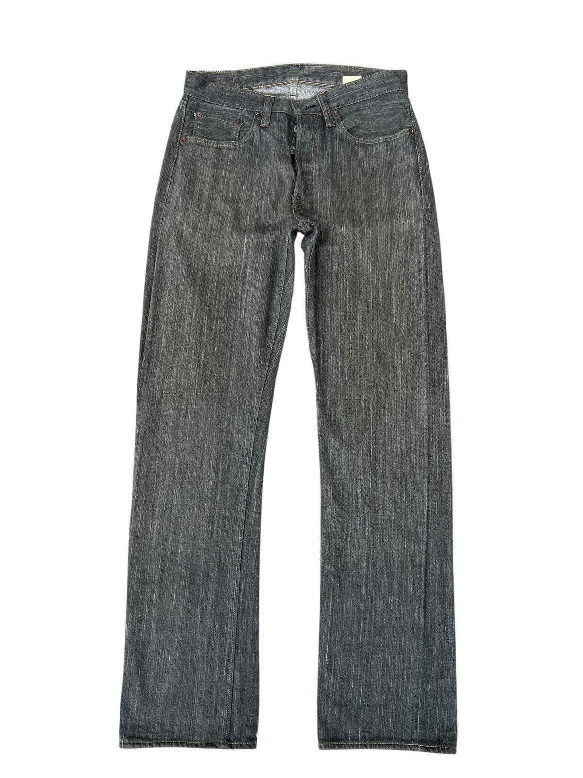 Vintage Sugar Cane Okinawa Olive Green Denim Selvedge Jeans