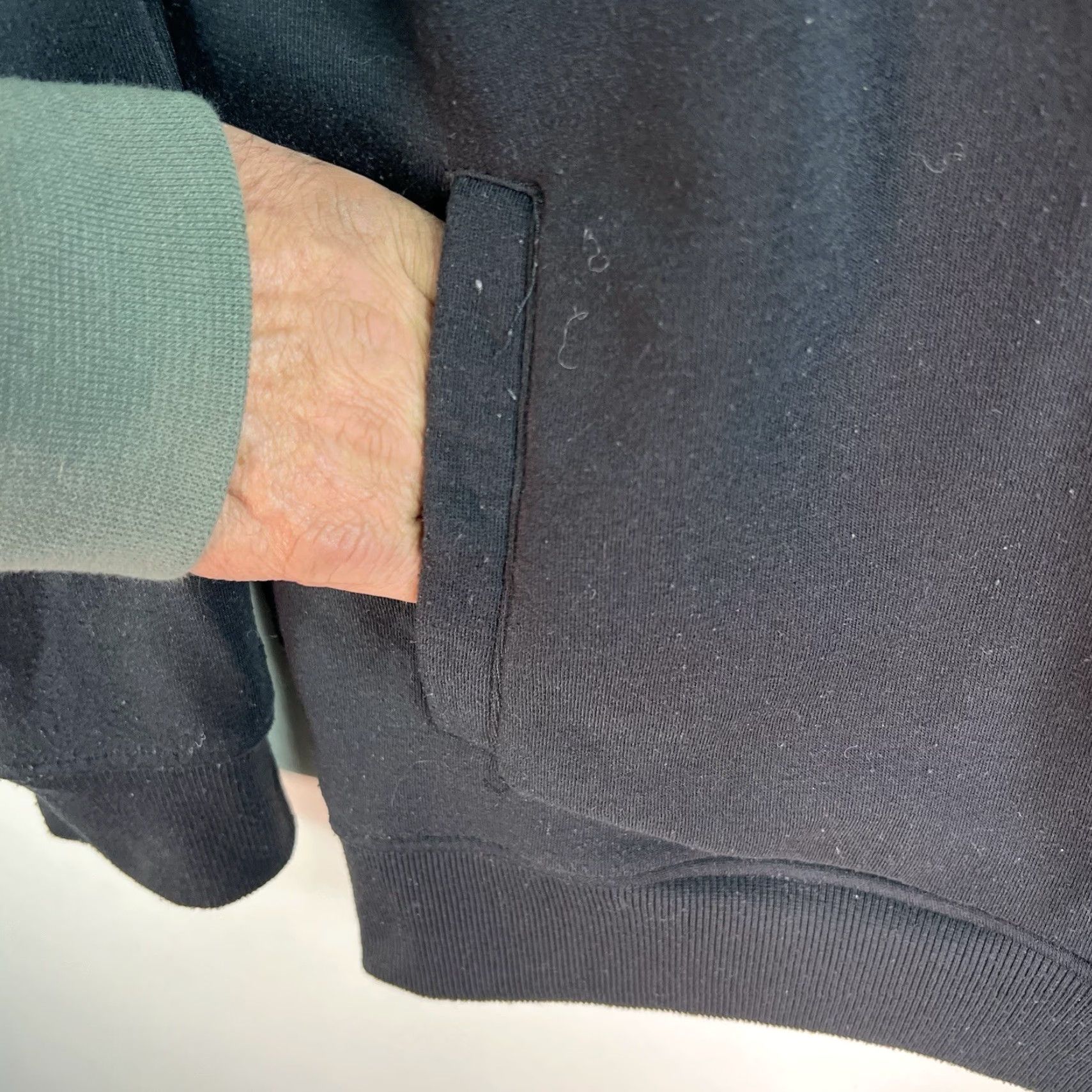Vintage Rebel Hooded Sweatshirt 2XL Black Embroidered Puff Graphic Print Pattern Long Sleeve High Neck Pullover Men Size US XXL / EU 58 / 5 - 5 Thumbnail