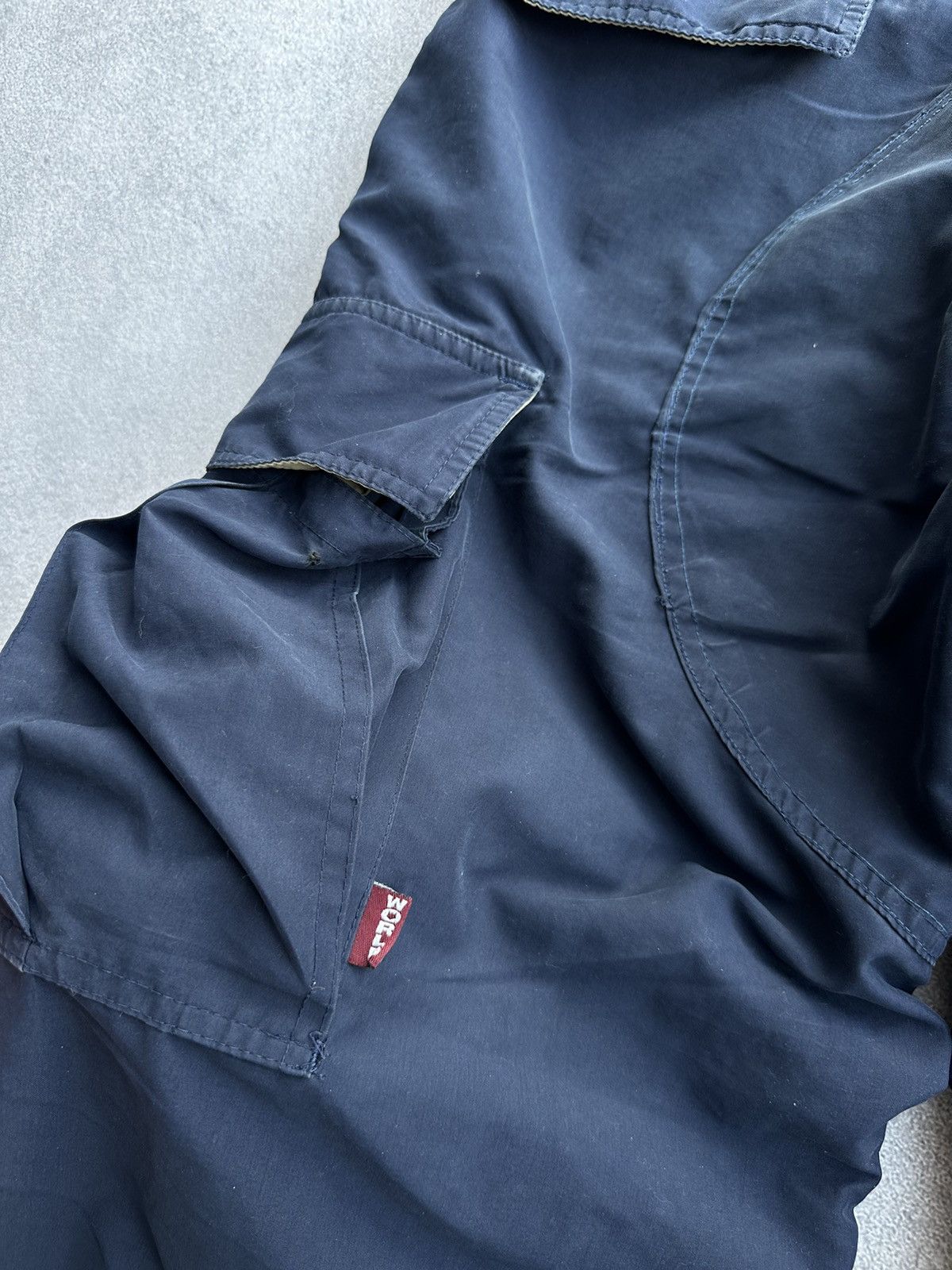 Vintage × World Industries Vintage World Industries 90sUSA Nylon Distressed Cargo Pants Size US 28 / EU 44 - 22 Thumbnail