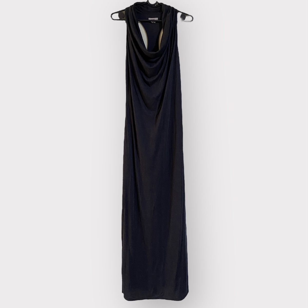 Helmut Lang Helmut Lang Drape Cowl Collar Jersey Maxi Dress Size M / US 6-8 / IT 42-44 - 3 Thumbnail