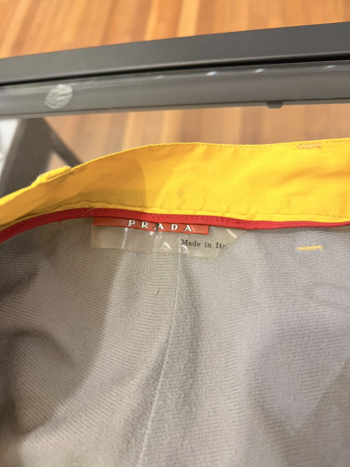 Prada Prada Yellow Nylon Track Pants Size US 34 / EU 50 - 3 Thumbnail