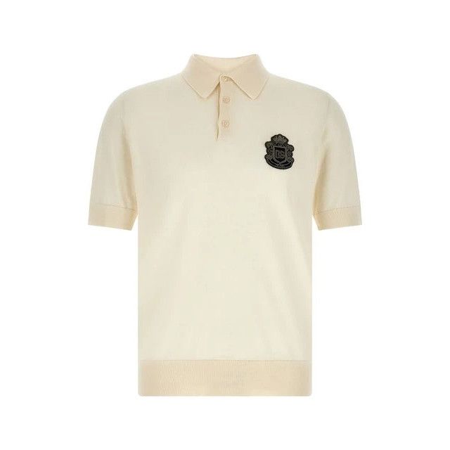 DOLCE&GABBANA White Cotton Polo Shirt New & Authentic (Men's