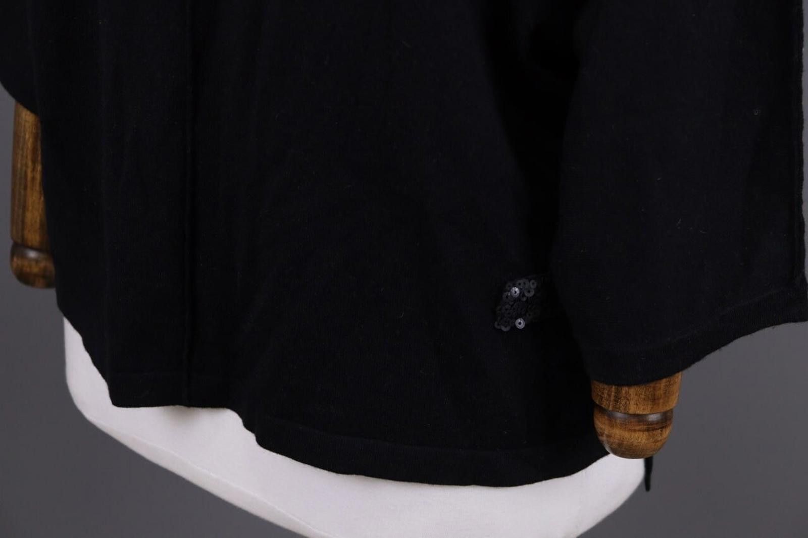 Escada LAUREL Black Lagenlook Relaxed Sweater Size I 48 / USA 12 Size XL / US 12-14 / IT 48-50 - 9 Thumbnail