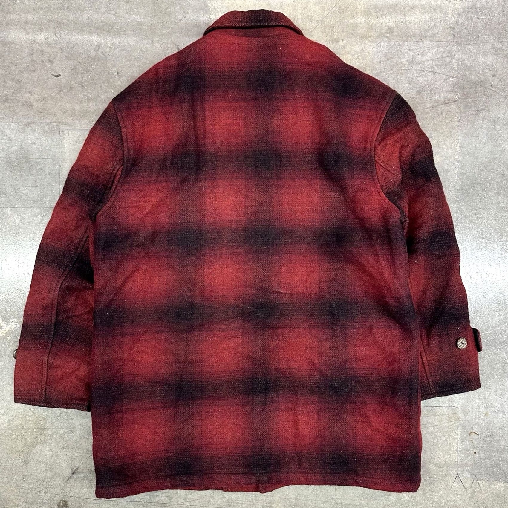 Vintage VINTAGE Noatak Coat Men L Wool Blend Buffalo Plaid Red Button Up Mid-Length Size US L / EU 52-54 / 3 - 5 Thumbnail