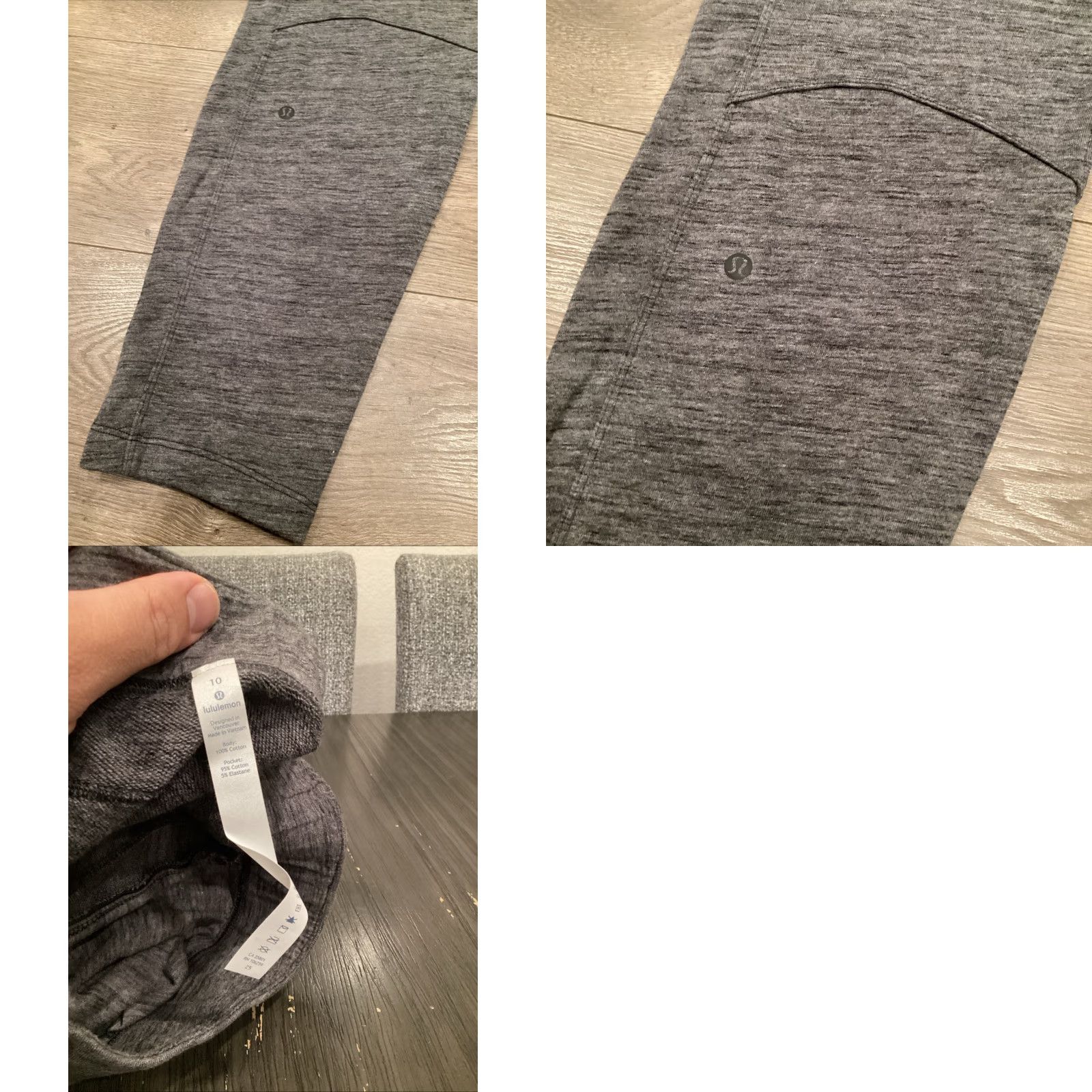 Lululemon Lululemon Sweatpants Women Size 10 Heathered Gray Front Pockets Activewear Jogger Pants, Regular Fit, Gym & Training Size 32" / US 10 / IT 46 - 8 Thumbnail