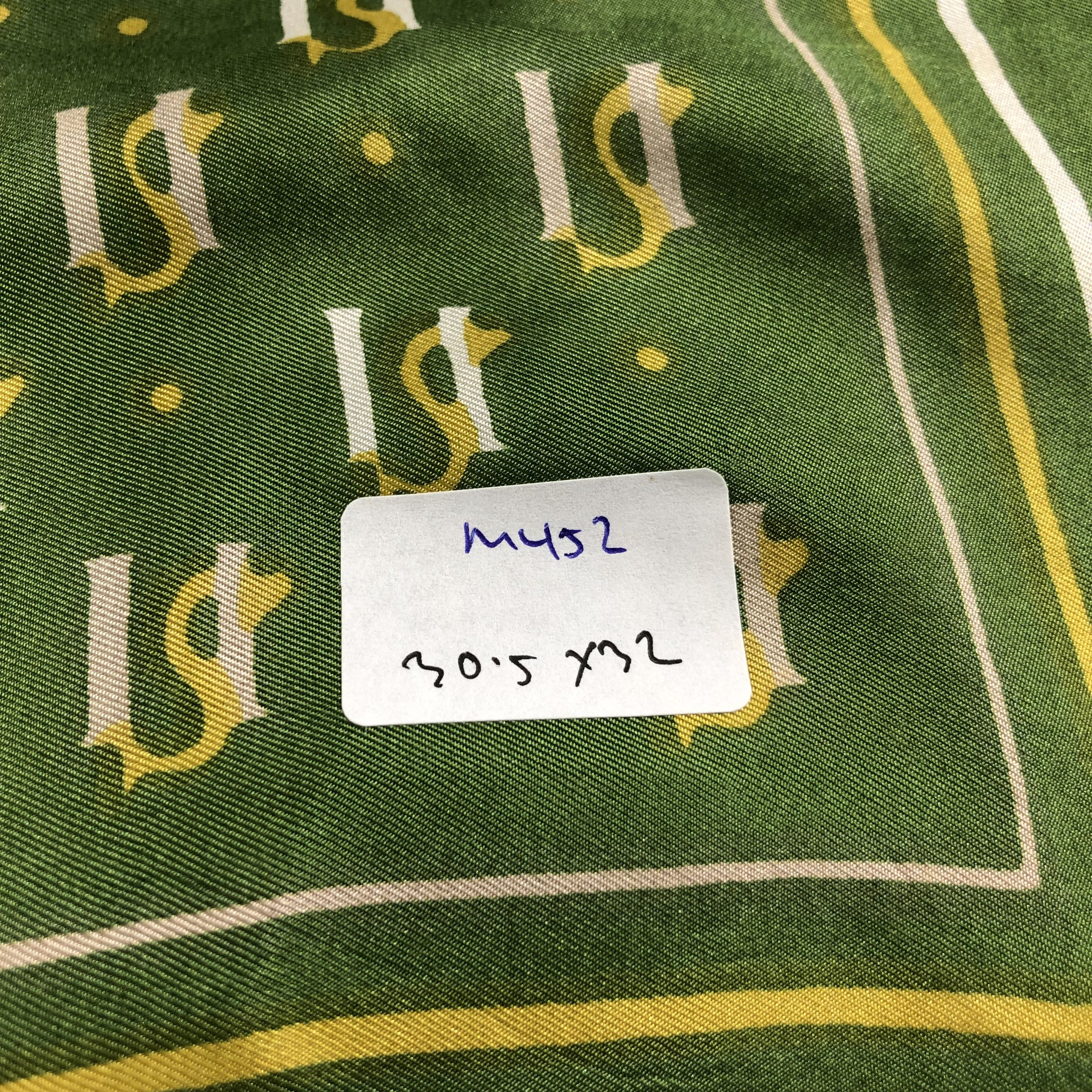 Vintage Luxury Hand Rolled Silk Scarf M452 Size ONE SIZE - 10 Thumbnail