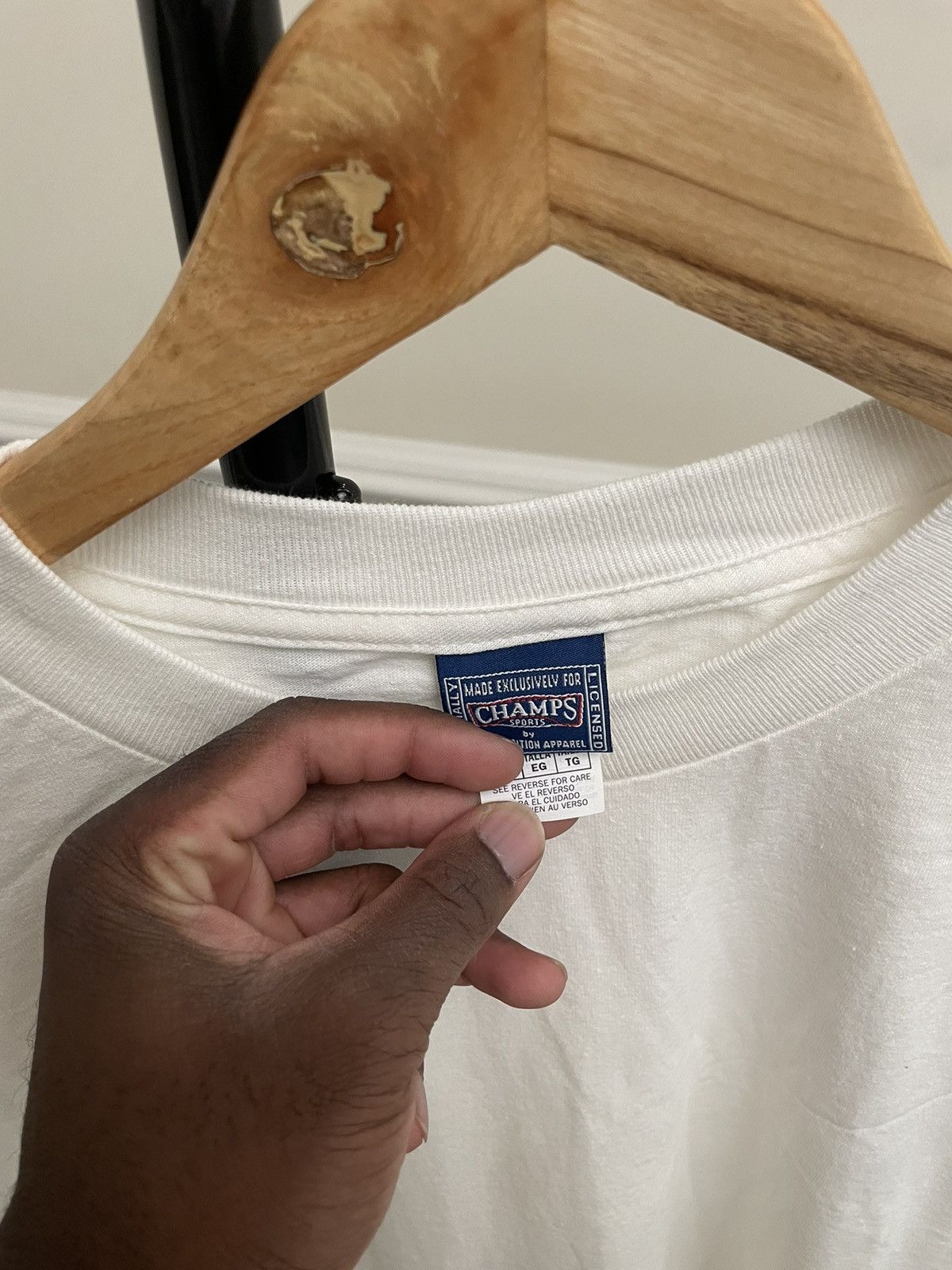Vintage Vintage White Blank Tee Shirt 4GSELLER Unsoundrags Hanes Size US XL / EU 56 / 4 - 3 Thumbnail