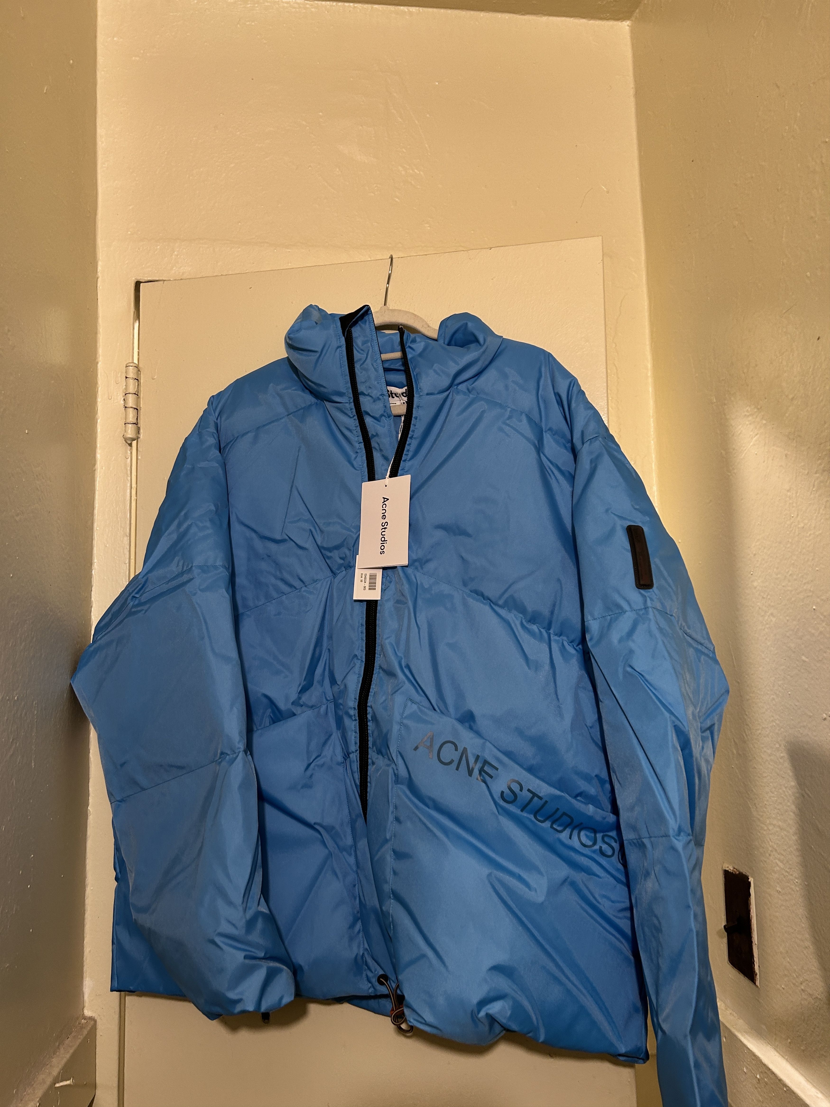 Acne Studio Down filled Jacket Blue Size IT 50 Puffer