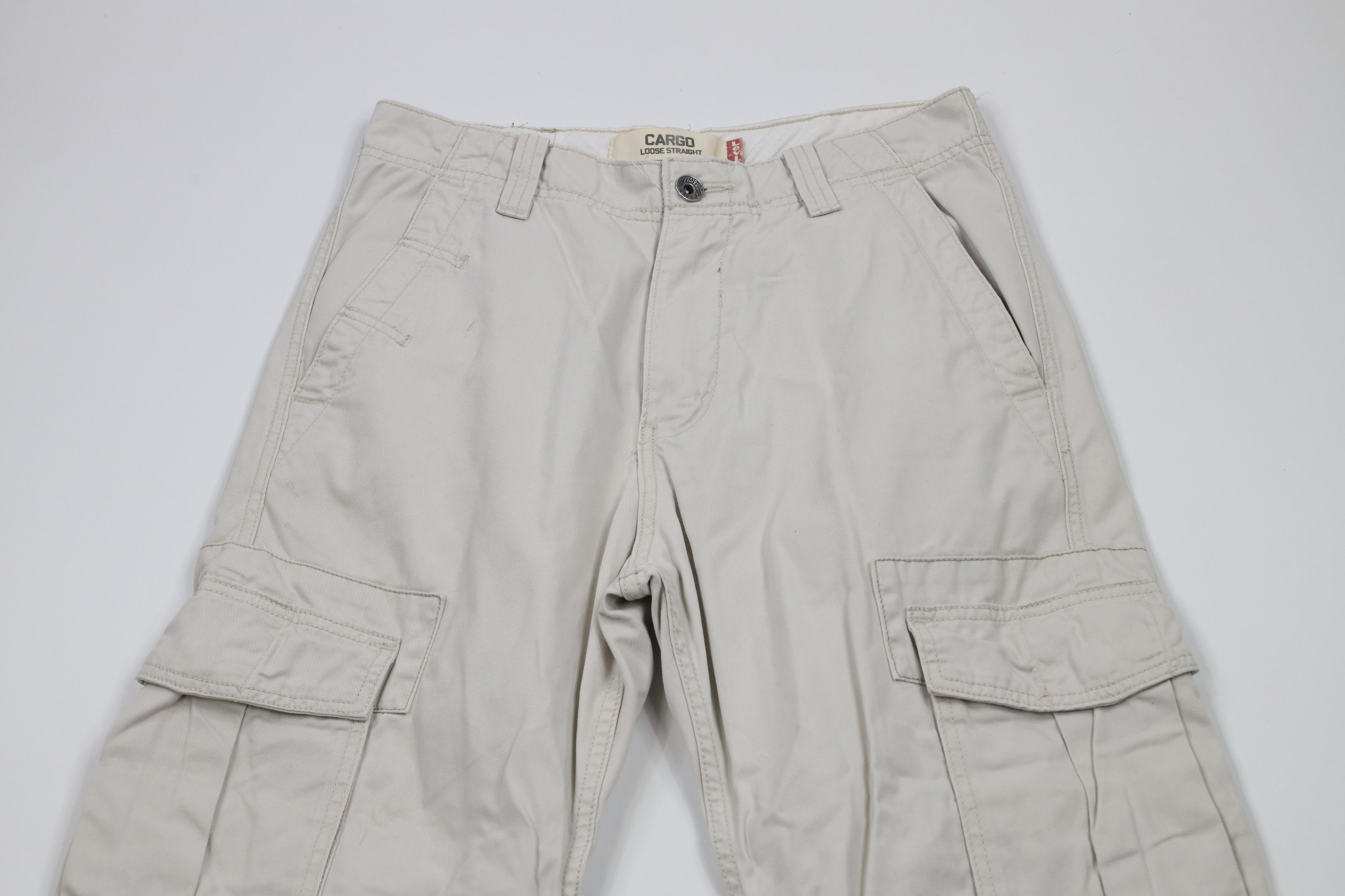 Levi's × Vintage Vintage Y2K Levis Loose Straight Wide Leg Cargo Pants Size US 30 / EU 46 - 2 Thumbnail