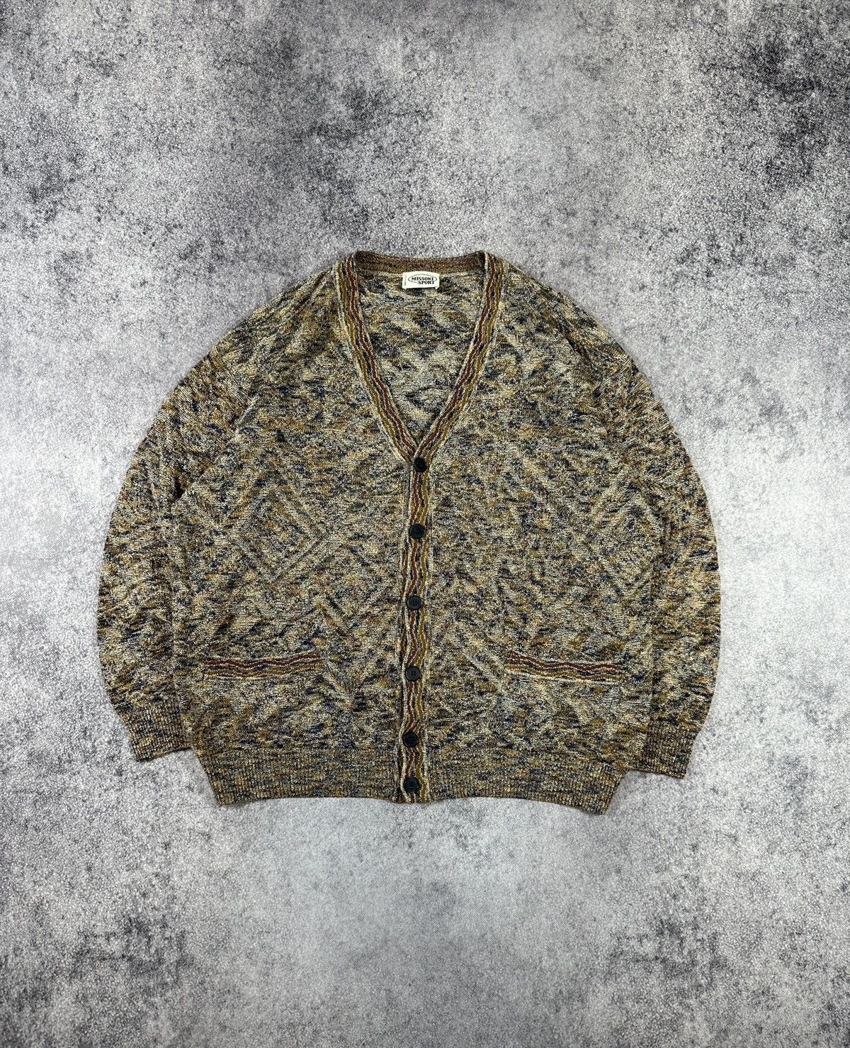 Missoni Vintage Missoni Sport Cardigan Streetwear Style Rare Usa XL Size US XL / EU 56 / 4 - 1 Thumbnail