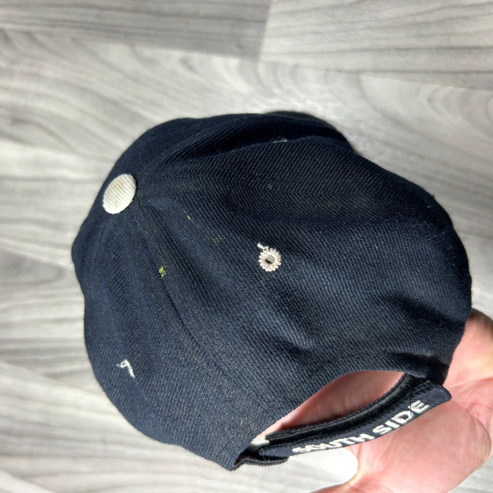 Vintage Southside City Baseball Hat Men's Black Embroidered Adjustable Strapback Cap Size ONE SIZE - 5 Thumbnail