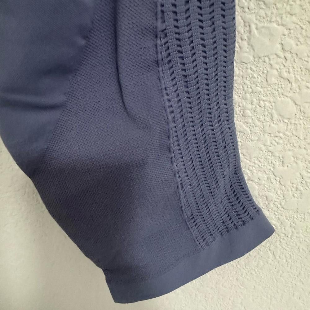Lululemon Lululemon Flow & Go Crop Legging Running Tight Peri Purple 4 Size 27" / US 4 / IT 40 - 5 Thumbnail