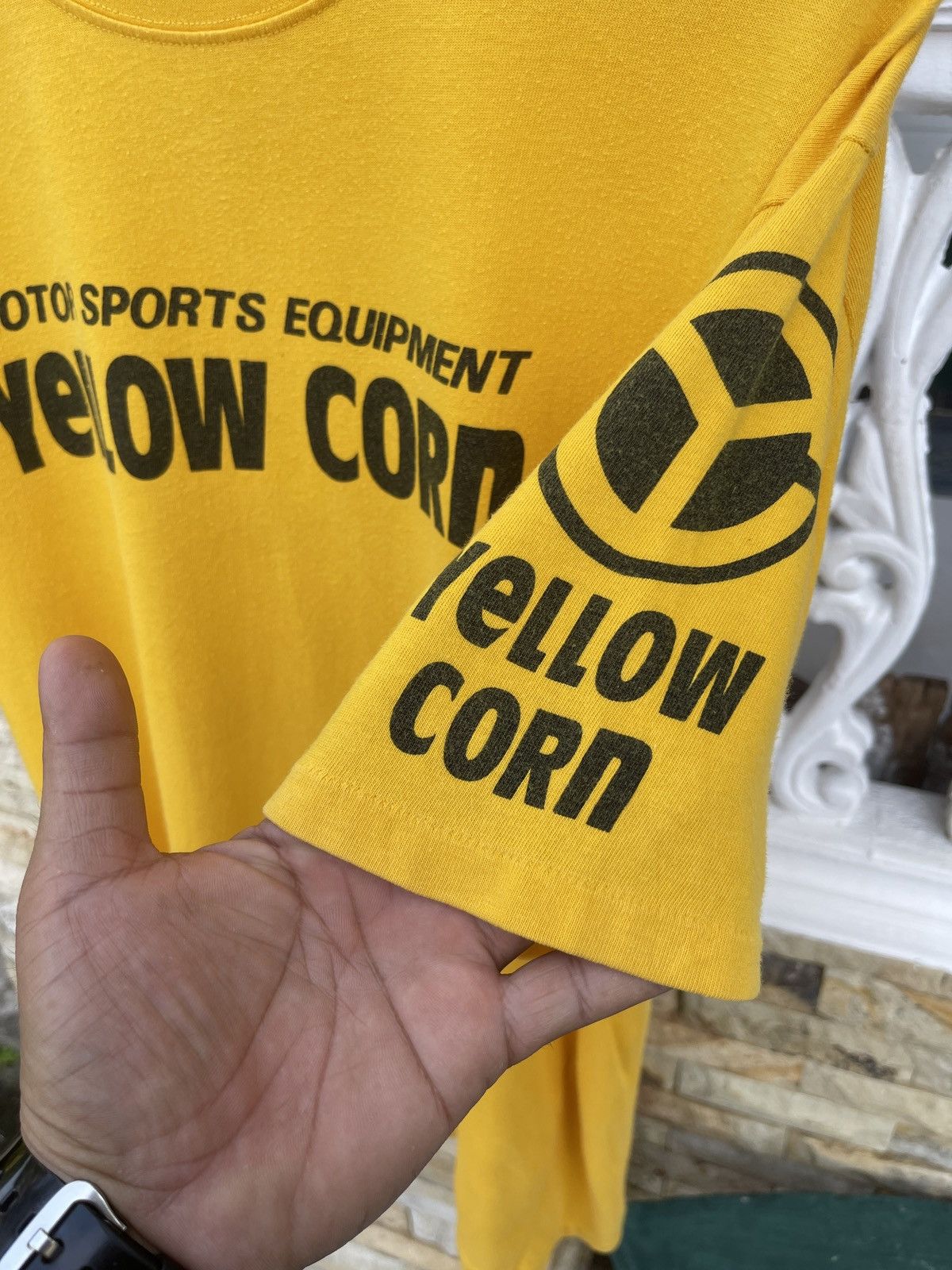 YELLOW CORN LastDrop🔥Rare🔥Vtg YELLOW CORN Motor Sports Equipment T-Shirt Size US L / EU 52-54 / 3 - 4 Thumbnail