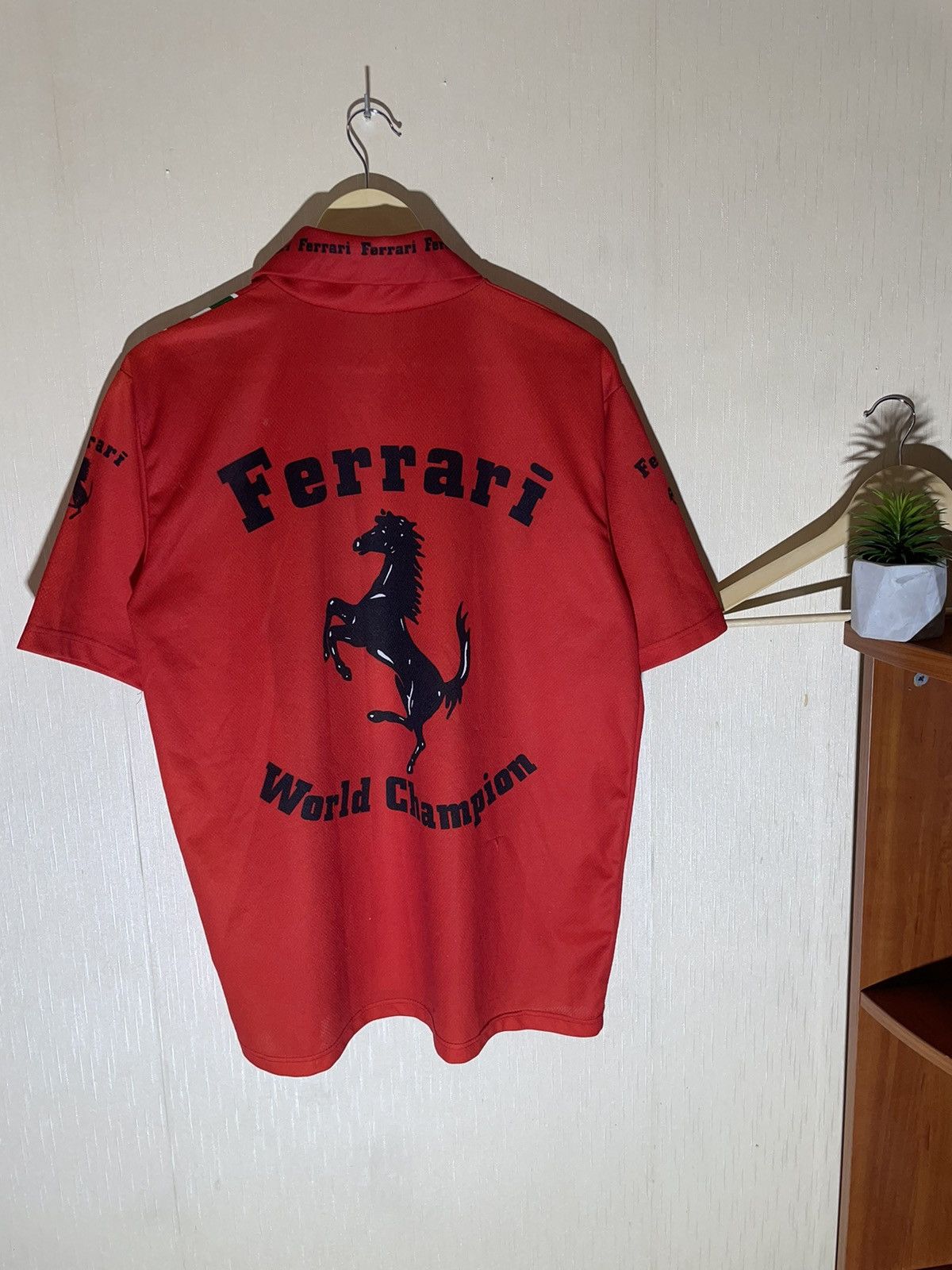 Ferrari × Vintage Ferrari racing vintage polo shirt 90s Size US XL / EU 56 / 4 - 2 Thumbnail