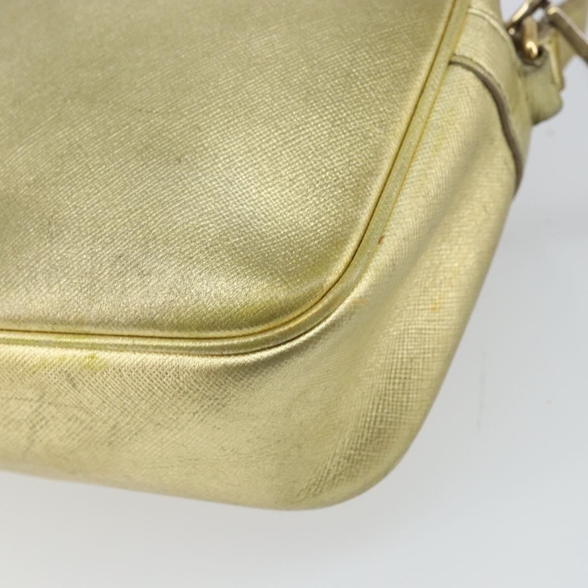 Versace Versace Leather Medusa Shoulder Bag Gold Size ONE SIZE - 2 Thumbnail