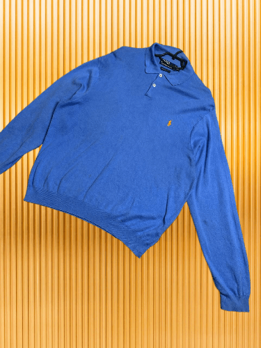 Polo Ralph Lauren × Vintage Polo Ralph Lauren Small Logo Knit Sweater Size US XXL / EU 58 / 5 - 1 Thumbnail