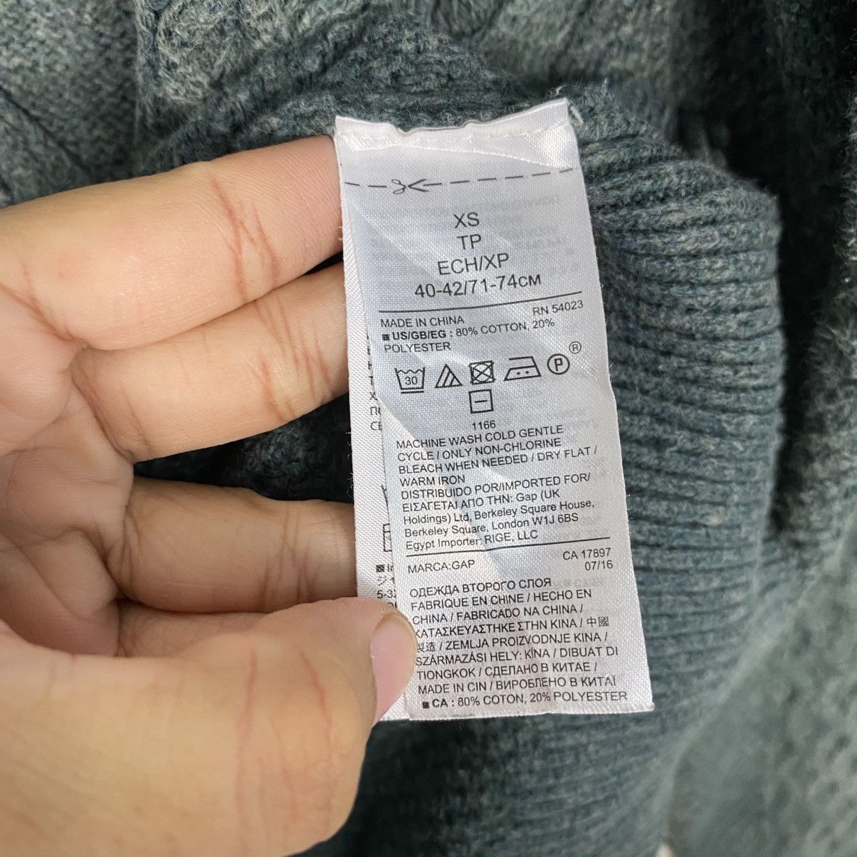 Japanese Brand 📌Vintage Knit Sweatshirt Gap Size US XS / EU 42 / 0 - 14 Thumbnail