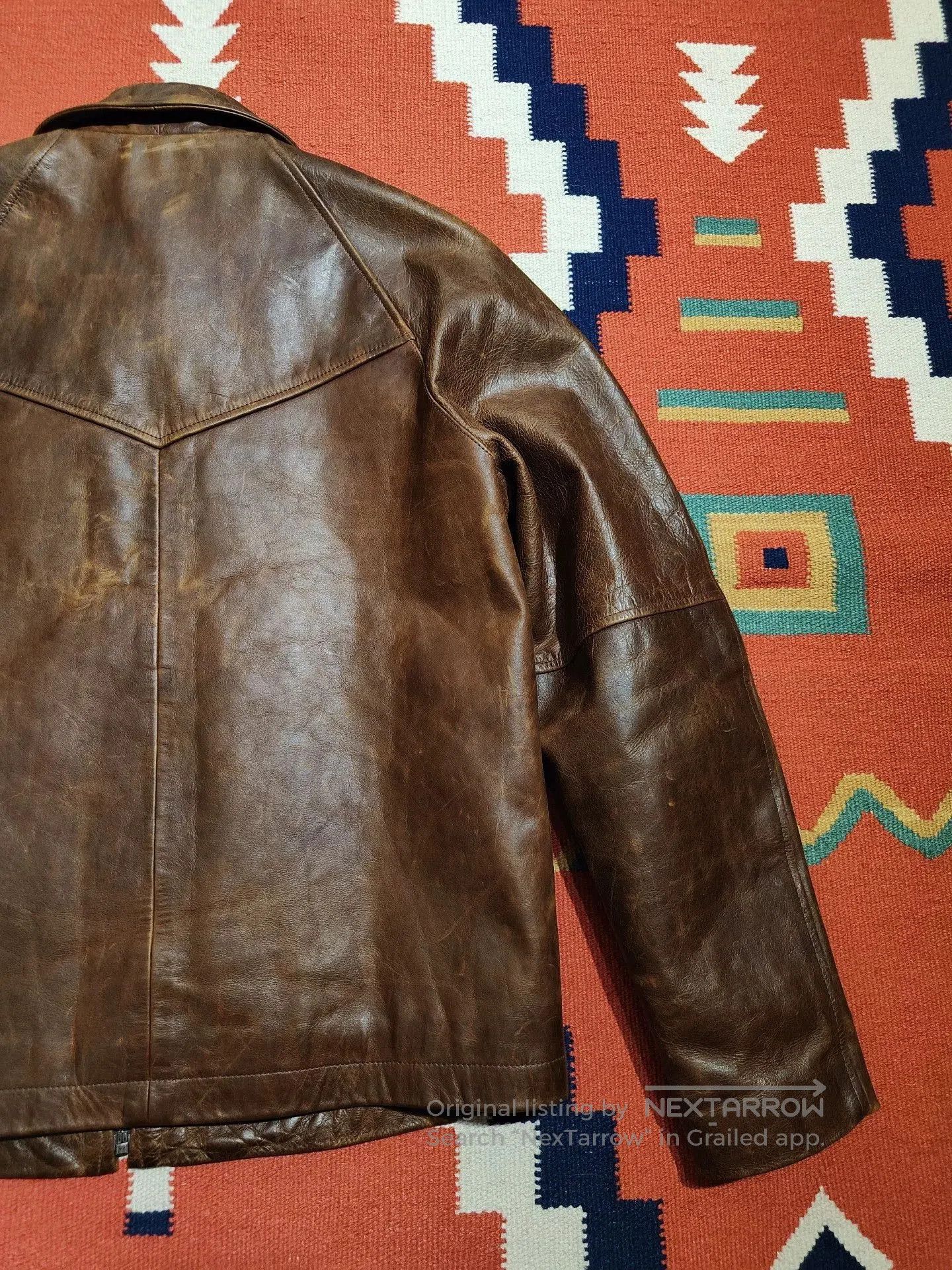 RRL Ralph Lauren Vintage RL Polo Ralph Lauren Leather Jacket. Size US M / EU 48-50 / 2 - 9 Thumbnail