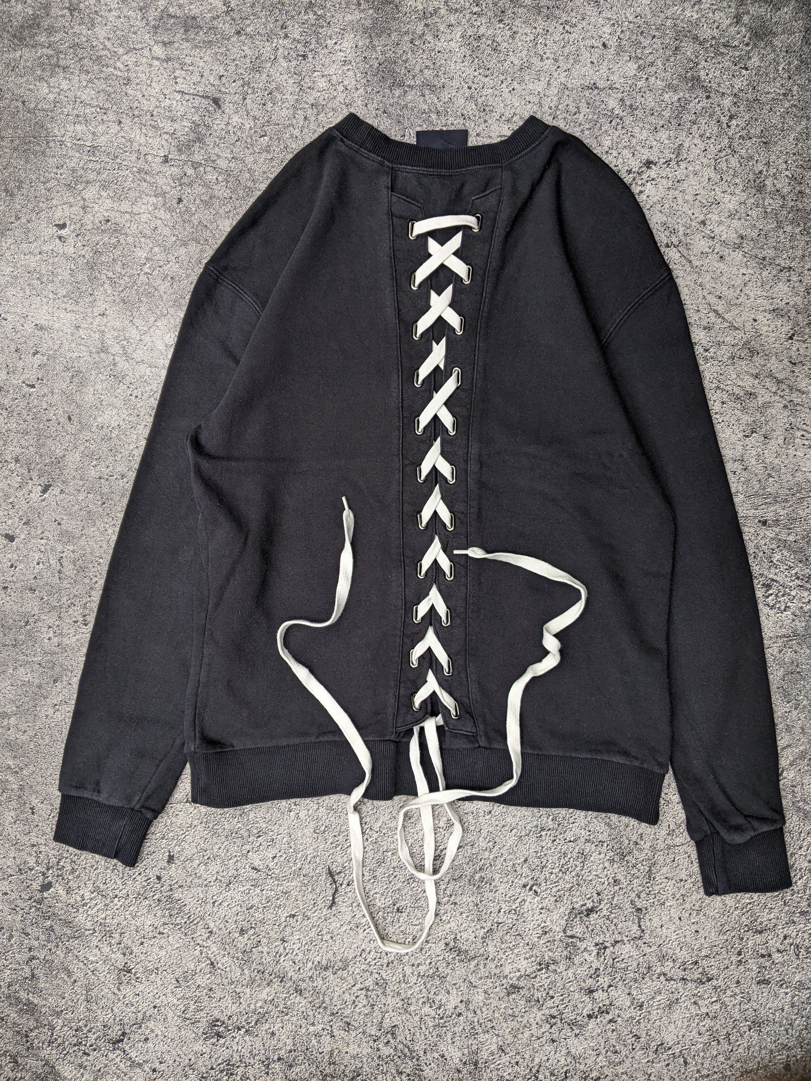 D.Gnak By Kang.D DBYDGNAK Avant Garde Back Laces Sweatshirt Size US S / EU 44-46 / 1 - 1 Thumbnail