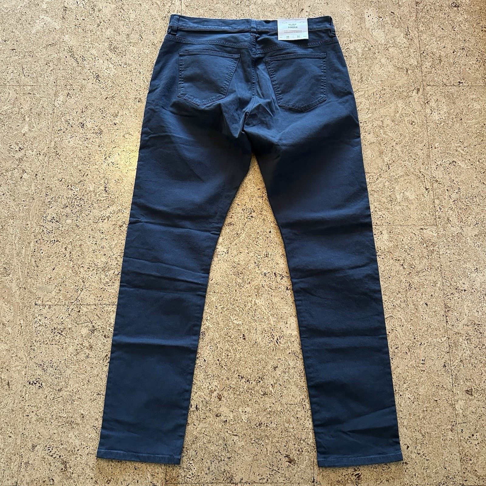 Flint And Tinder NEW Huckberry 365 Slim Fit Stretch Chino Pants 33x32 Size US 33 - 4 Thumbnail