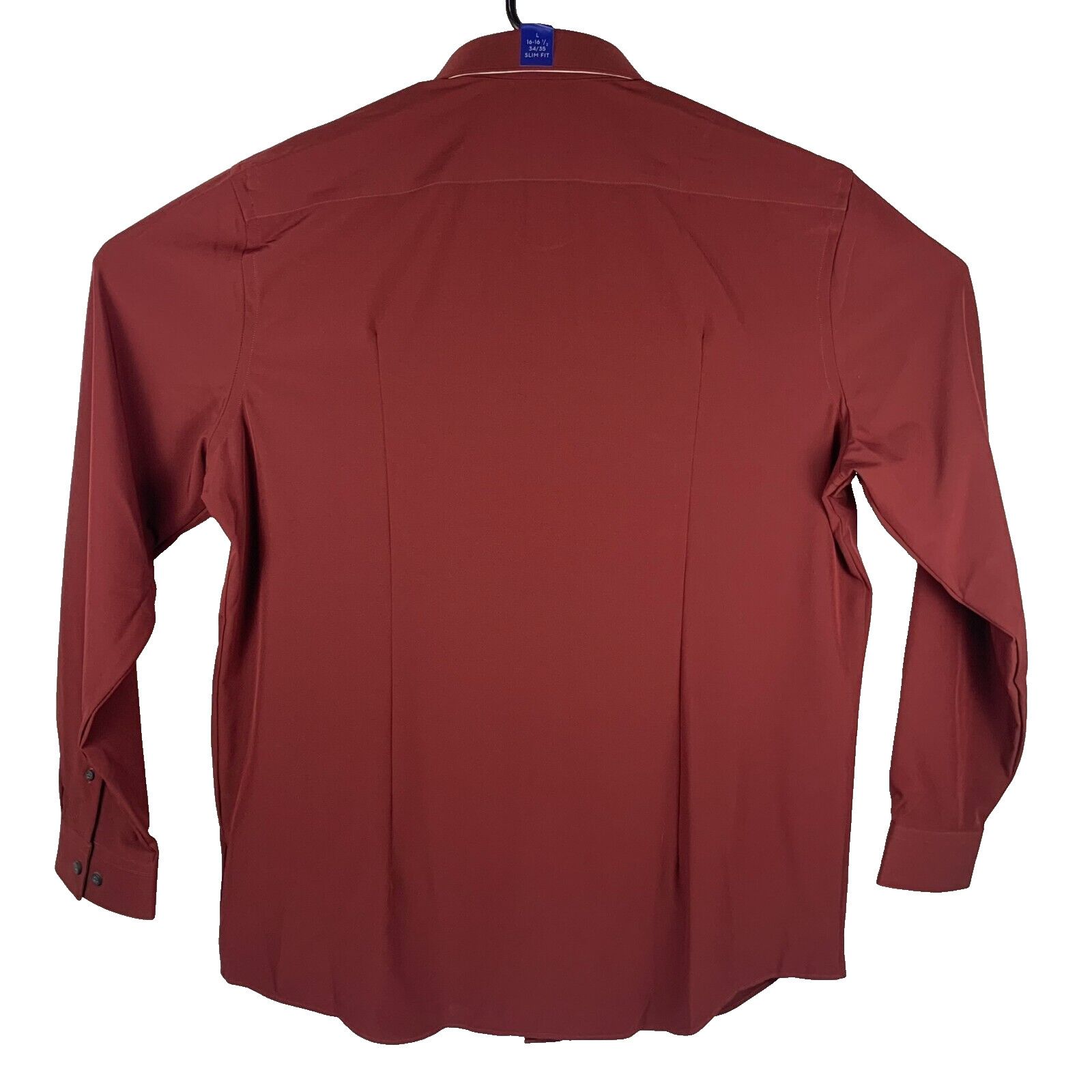 Apt. 9 Apt 9 Button Up Shirt Mens Large Premier Flex Perf Slim Red Size US L / EU 52-54 / 3 - 4 Thumbnail