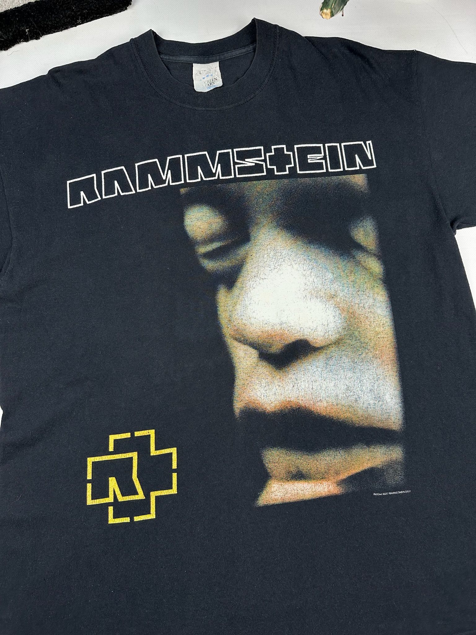 Band Tees 2001 Rammstein tee Mutter VERY RARE vintage tshirt Size US XL / EU 56 / 4 - 6 Thumbnail