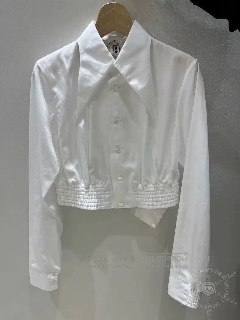 Comme des Garcons Comme Des Garcons Large Pointed Collar Short Sleeve Long S Size S / US 4 / IT 40 - 3 Thumbnail