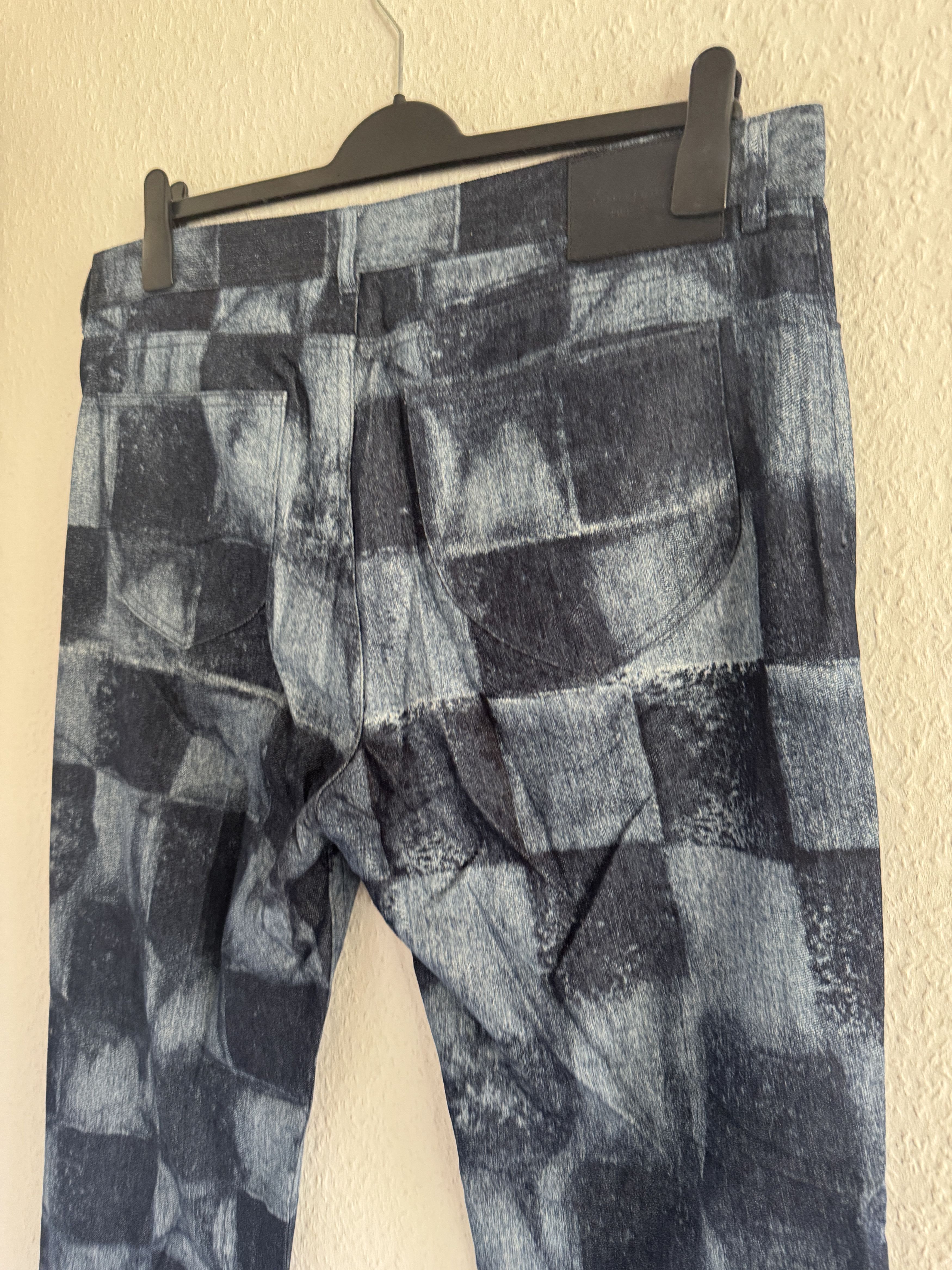Louis Vuitton Louis Vuitton Salt Damier Print Denim Jeans Size US 36 / EU 52 - 7 Thumbnail