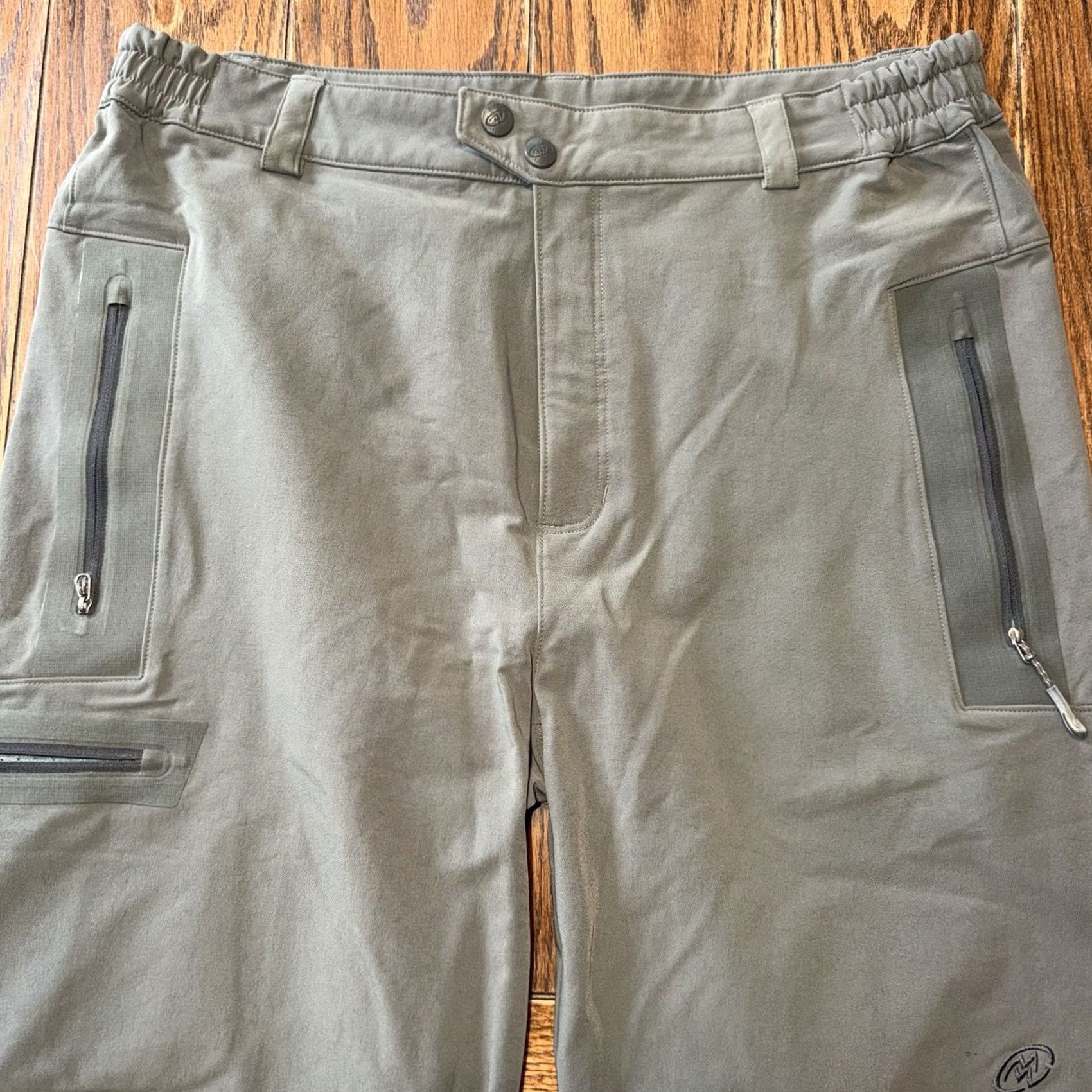 Vintage Cloudveil Outdoor Hiking Performance Pants Men’s XL Zip Pockets Cargo Pocket Straight Leg Gray Size US 36 / EU 52 - 4 Thumbnail