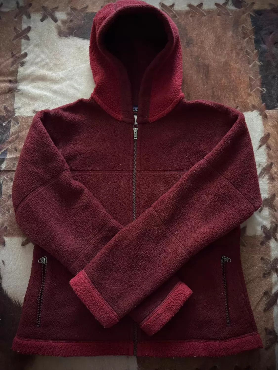 Patagonia Patagonia Vintage Burgundy Fleece Jacket Unisex Size M / US 6-8 / IT 42-44 - 5 Thumbnail