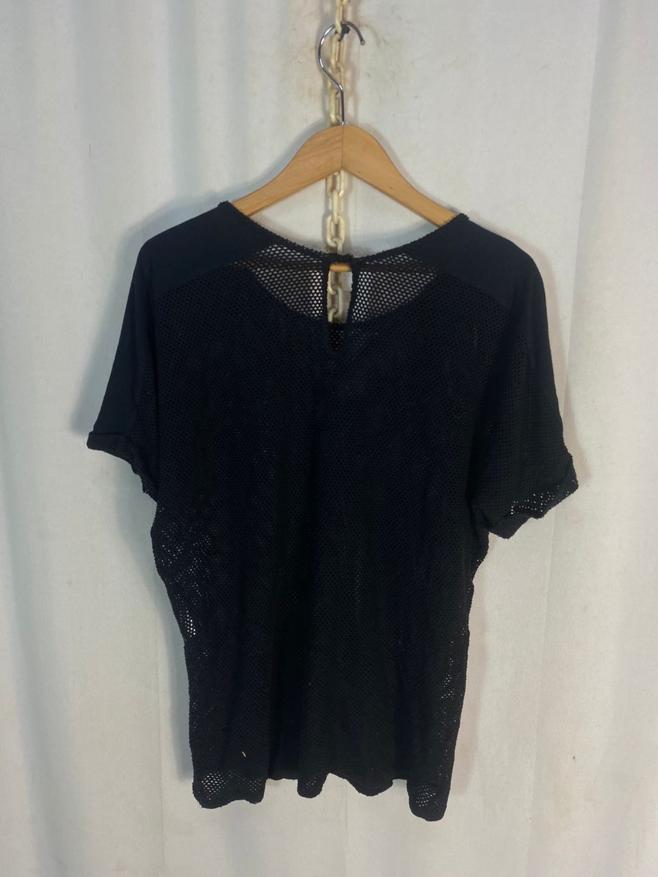 Designer Paci s.r.l Italy designer net blouse shirt Size L / US 10 / IT 46 - 10 Thumbnail