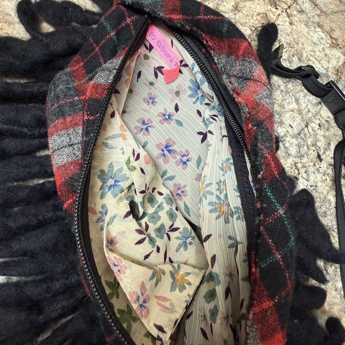 NADA Rebirth To Tabura Rasa A/W 05-06 Plaid Dread Bag Archive Size ONE SIZE - 4 Thumbnail