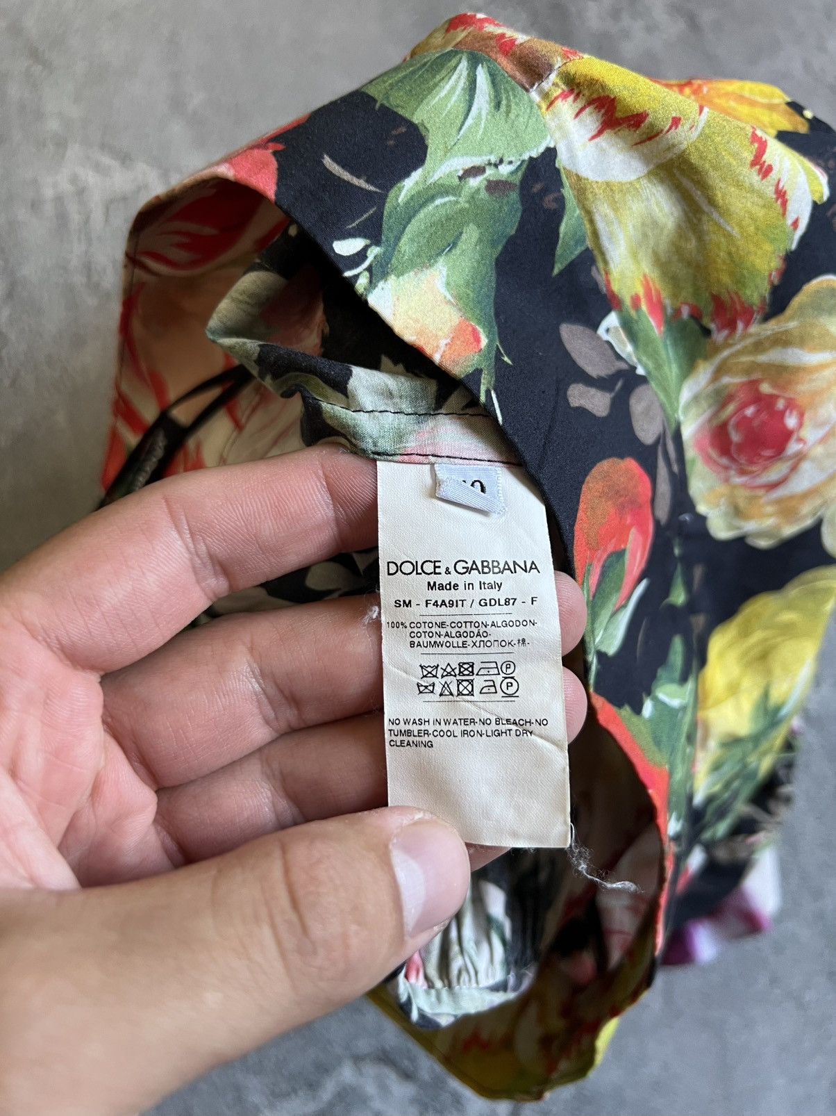 Dolce & Gabbana Dolce & Gabbana Floral Print Poplin Tiered Short Skirt Sz 40 Size 27" / US 4 / IT 40 - 9 Thumbnail