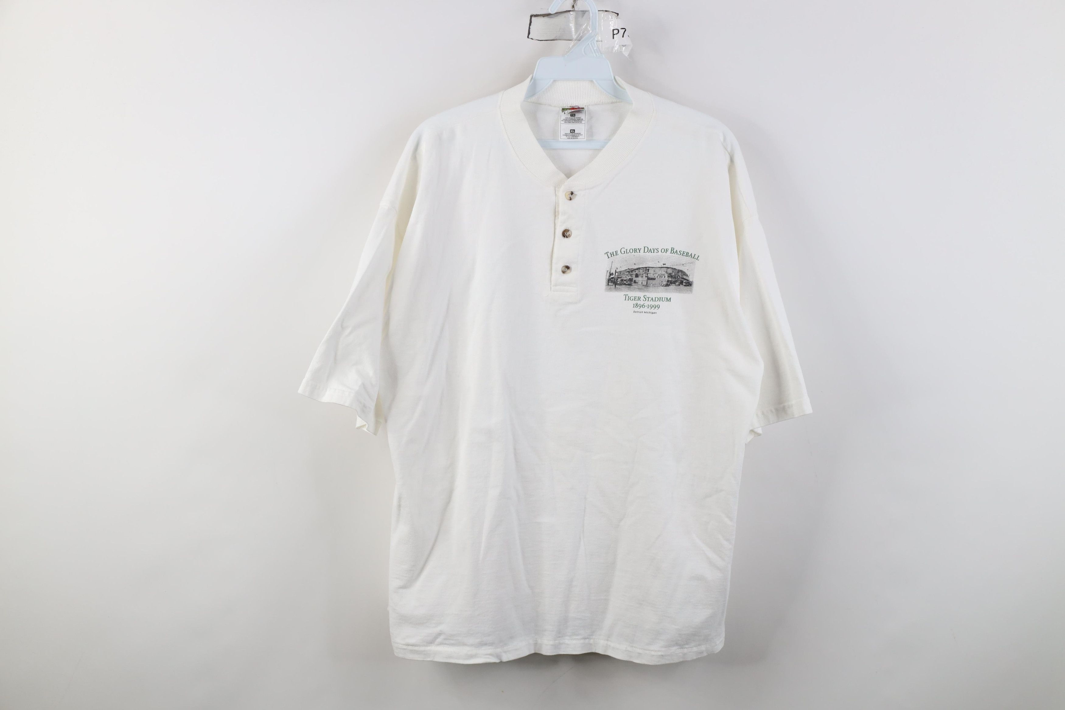 Vintage Vintage 90s Tiger Stadium Tigers Short Sleeve T-Shirt Size US XL / EU 56 / 4 - 1 Thumbnail