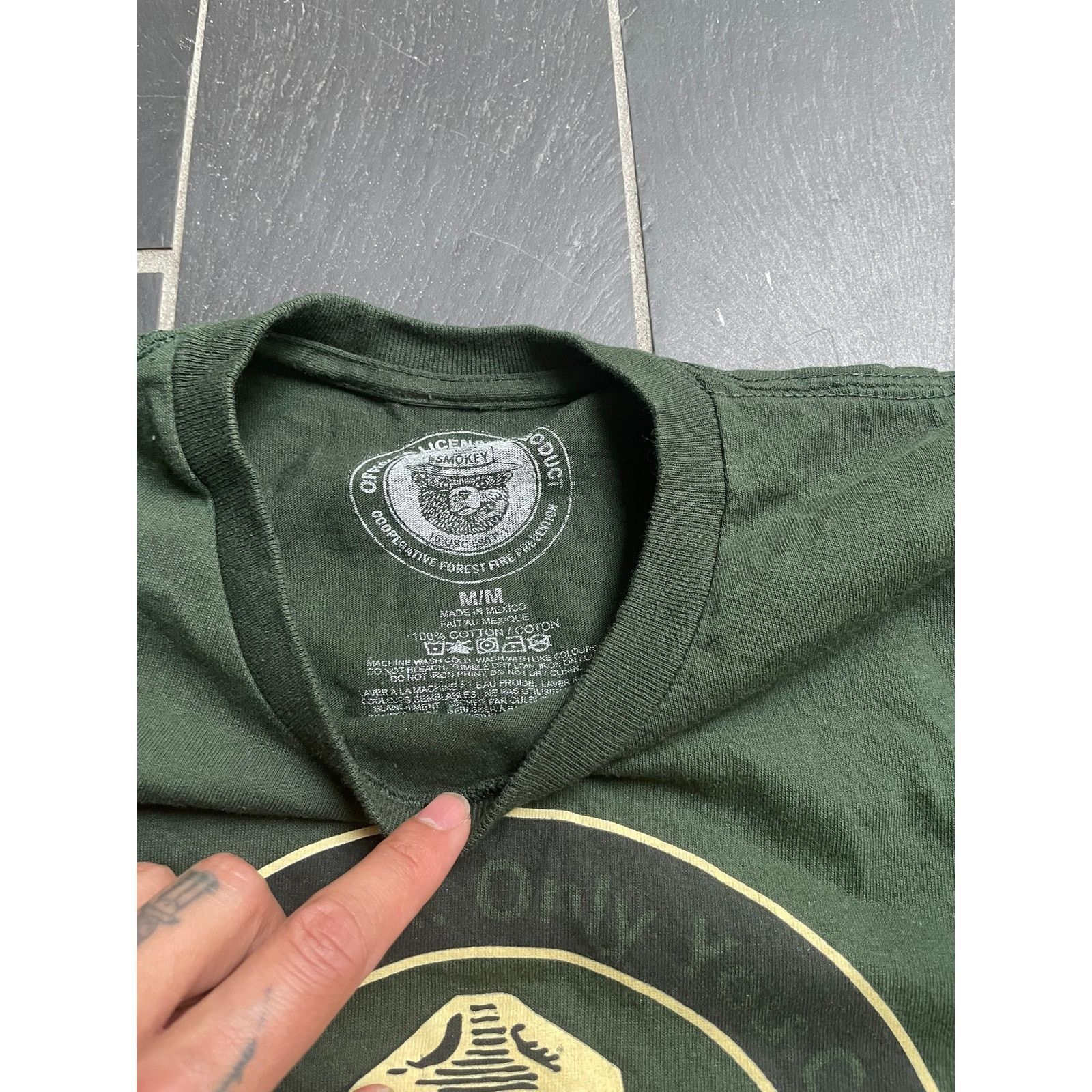 Other Smokey The Bear Army Green Tshirt Size US M / EU 48-50 / 2 - 3 Thumbnail