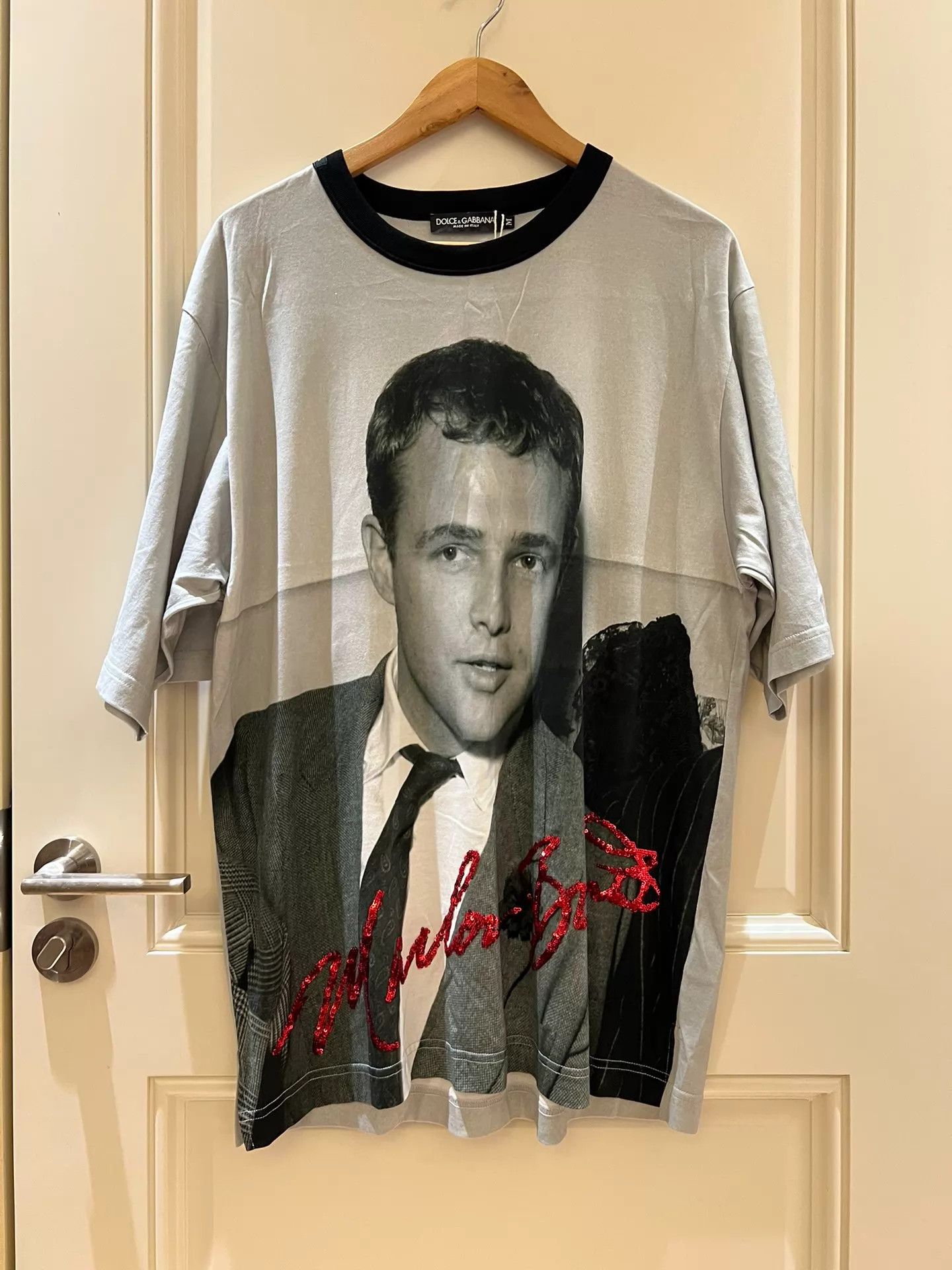 Dolce & Gabbana Dolce & Gabbana Steve mcqueen portrait t-shirt