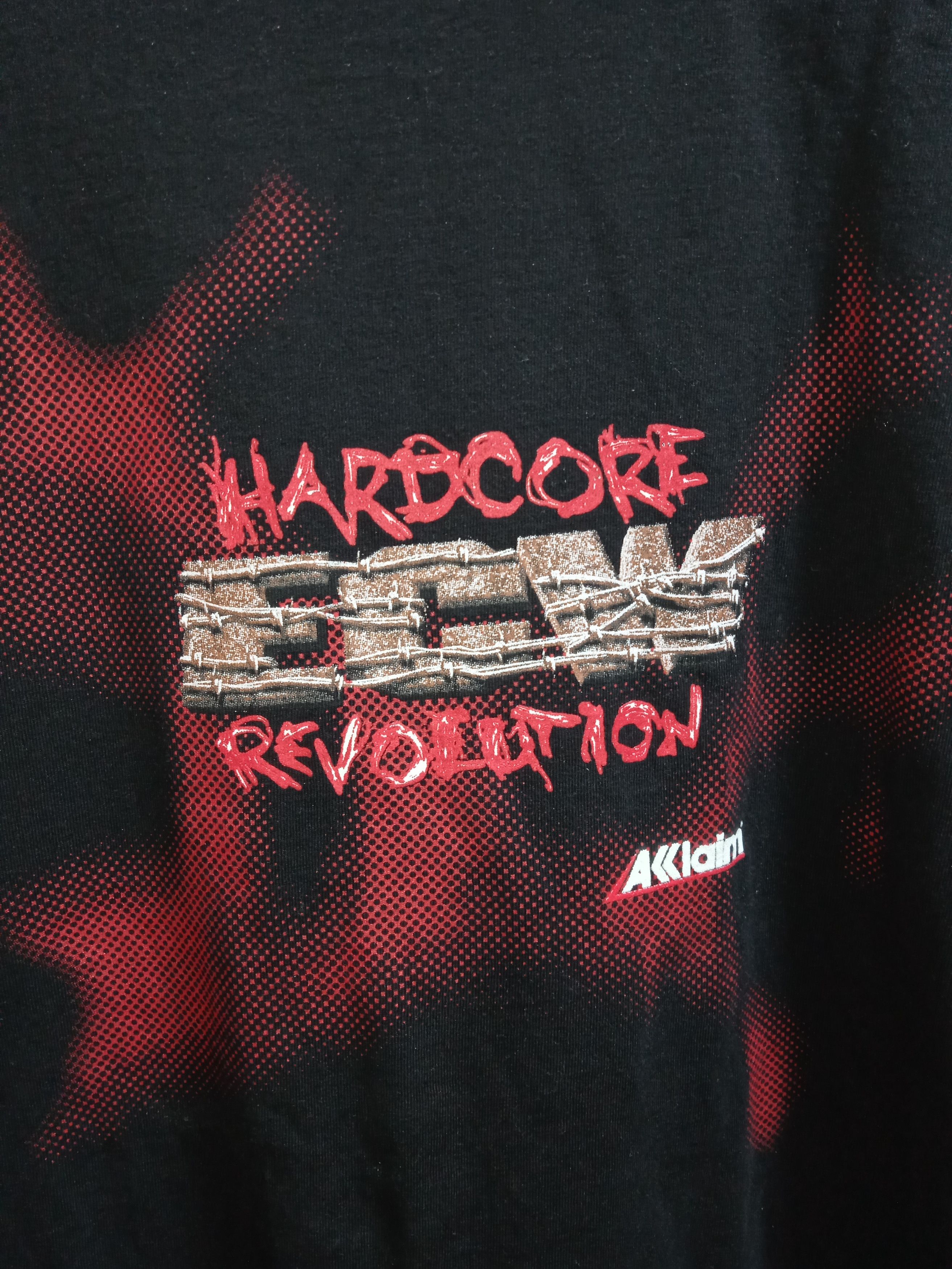 Vintage Vintage 2000s ECW Hardcore Revolution Video Game T Shirt Size US XL / EU 56 / 4 - 3 Thumbnail