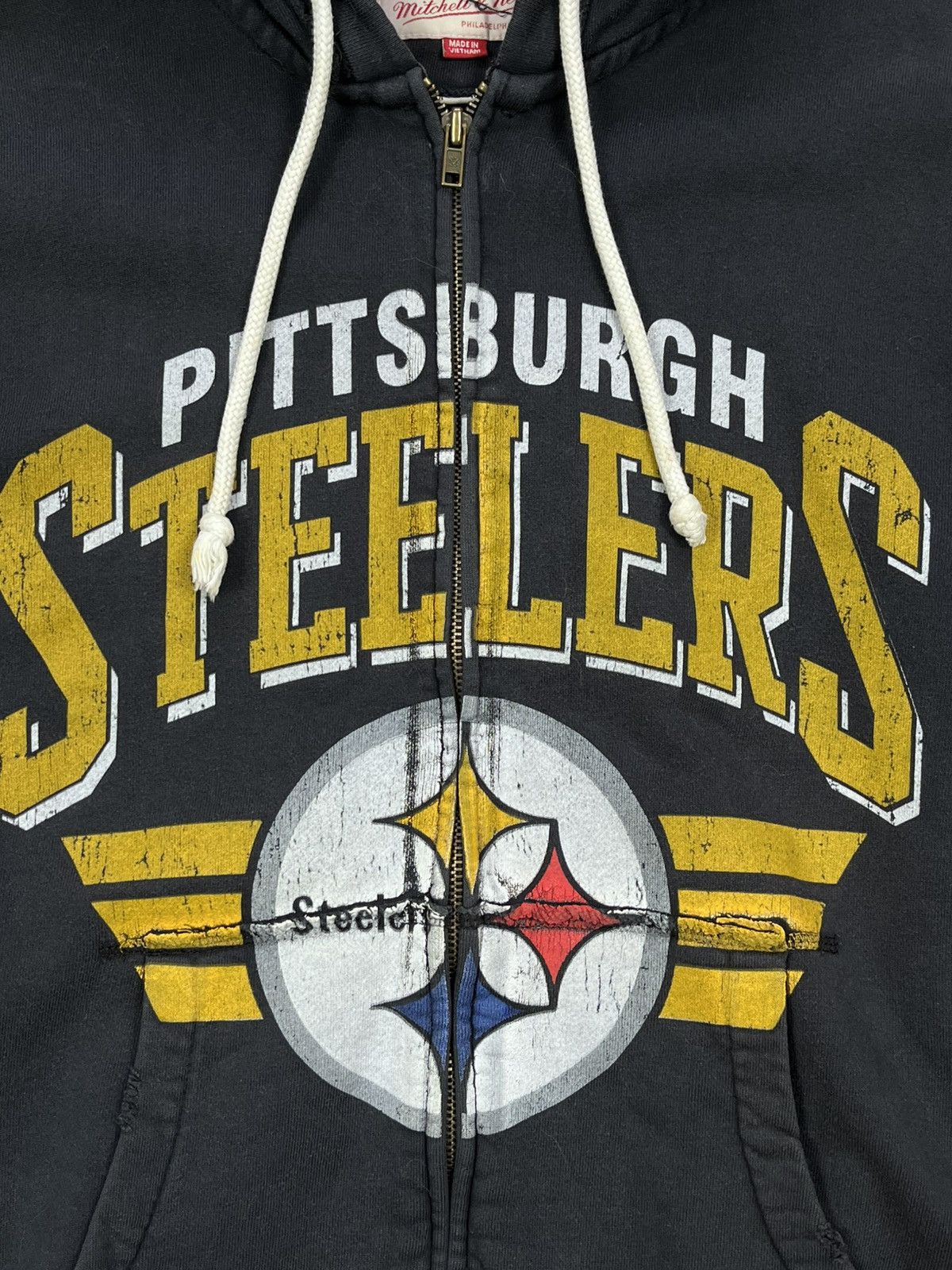 Mitchell & Ness Pittsburgh Steelers Mitchell & Ness zip up hoodie L Size US L / EU 52-54 / 3 - 2 Thumbnail