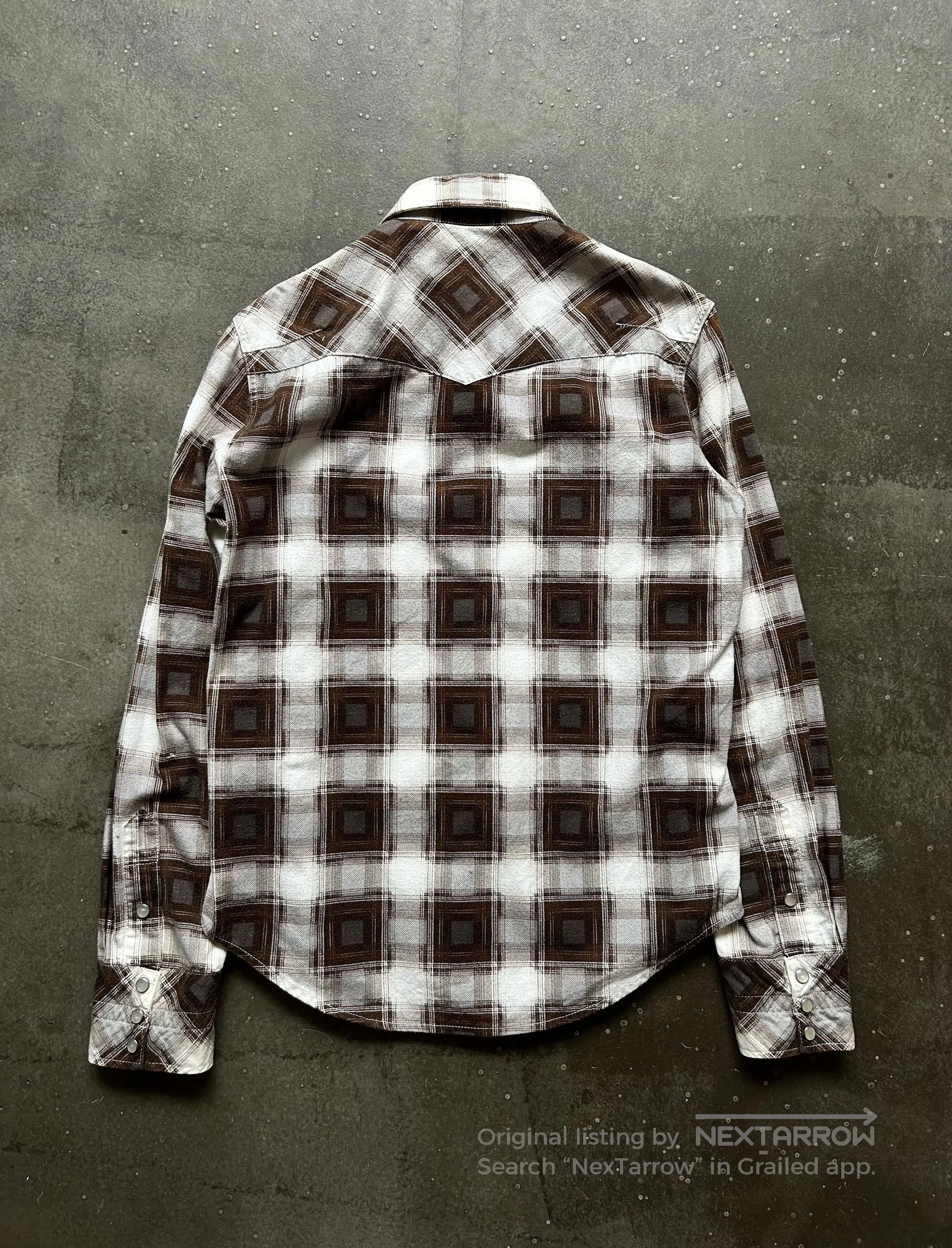 Number (N)ine Checkered Pattern Flannel Shirt. Size US M / EU 48-50 / 2 - 3 Thumbnail