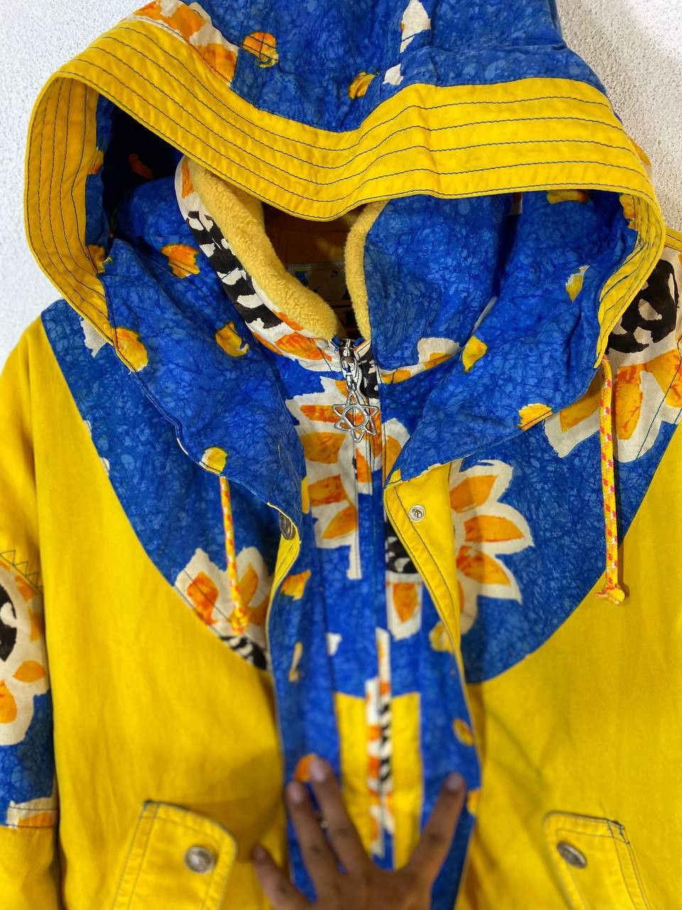 Ellesse vintage ellesse sunflower jacket very nice design Size US L / EU 52-54 / 3 - 6 Thumbnail