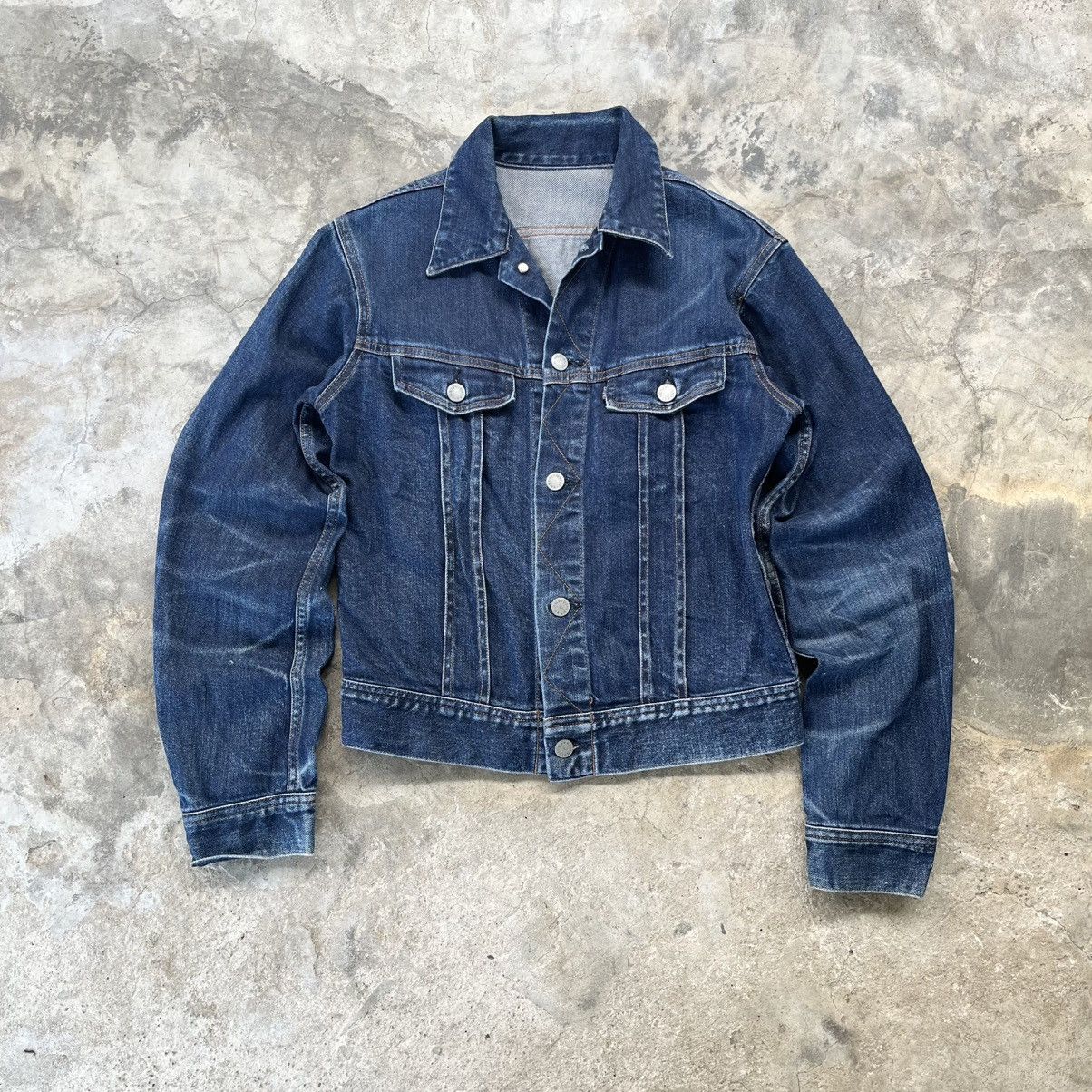 Vintage INDIVI jacket denim made in Japan Size US XXS / EU 40 - 1 Thumbnail