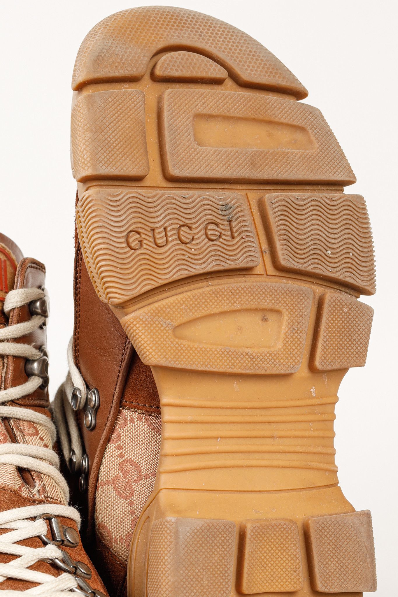 Gucci Gucci Flashtrek Monogram & Suede Hiking Sneakers Size US 8.5 / IT 38.5 - 5 Thumbnail