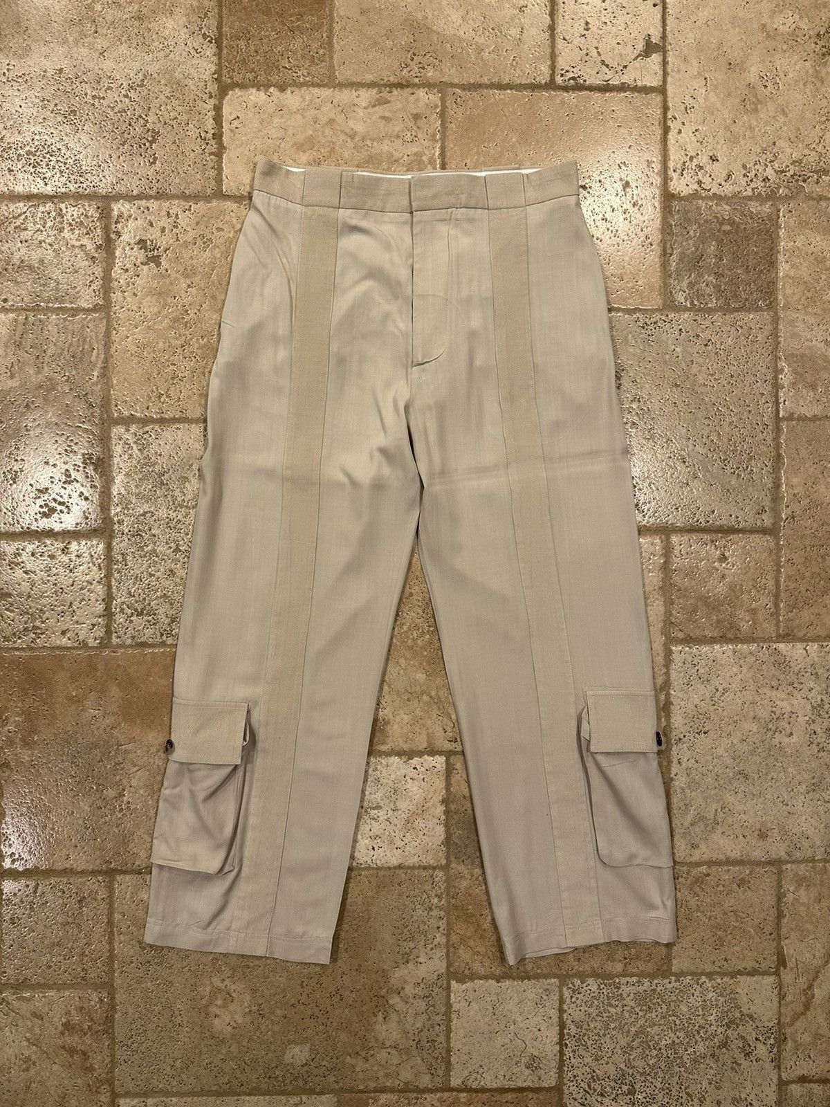 Bottega Veneta Bottega Veneta Daniel Lee Khaki / Corduroy Cargo 2020 Pants Size US 34 / EU 50 - 5 Thumbnail