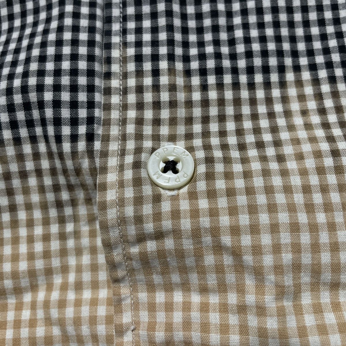 Issey Miyake × PPFM PPFM Shirts Plaid With Write Print Size US L / EU 52-54 / 3 - 4 Thumbnail