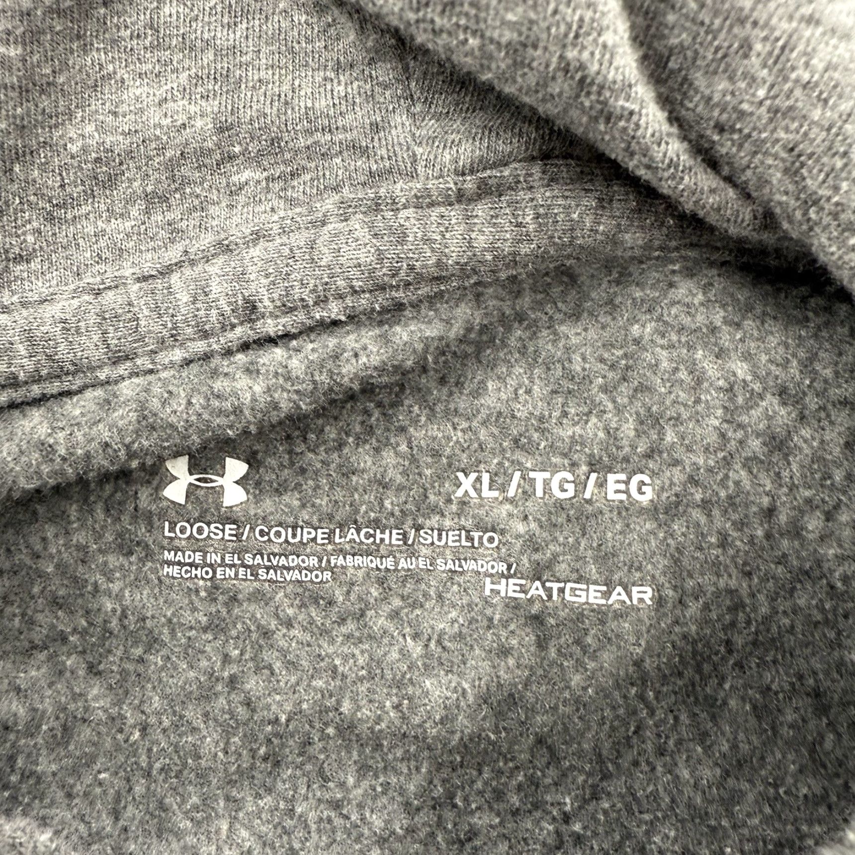 Under Armour Under Armour Heatgear Hoodie Men XL Gray Cotton Gym Training Outdoors 214 Size US XL / EU 56 / 4 - 3 Thumbnail