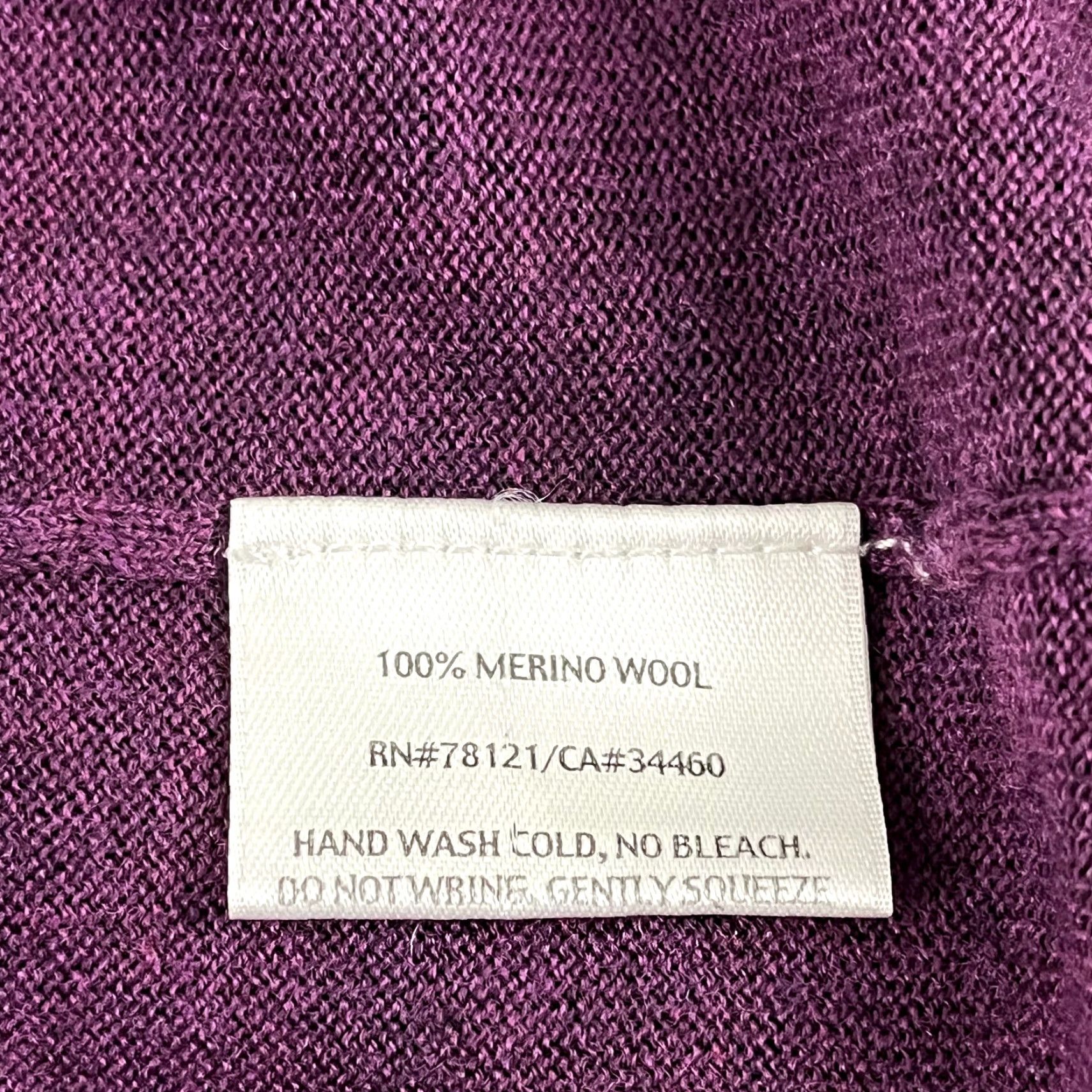 Eileen Fisher Vintage Eileen Fisher Sweater Womens Medium Purple Wool Knitted Pullover Casual Fall Womens Size M / US 6-8 / IT 42-44 - 3 Thumbnail