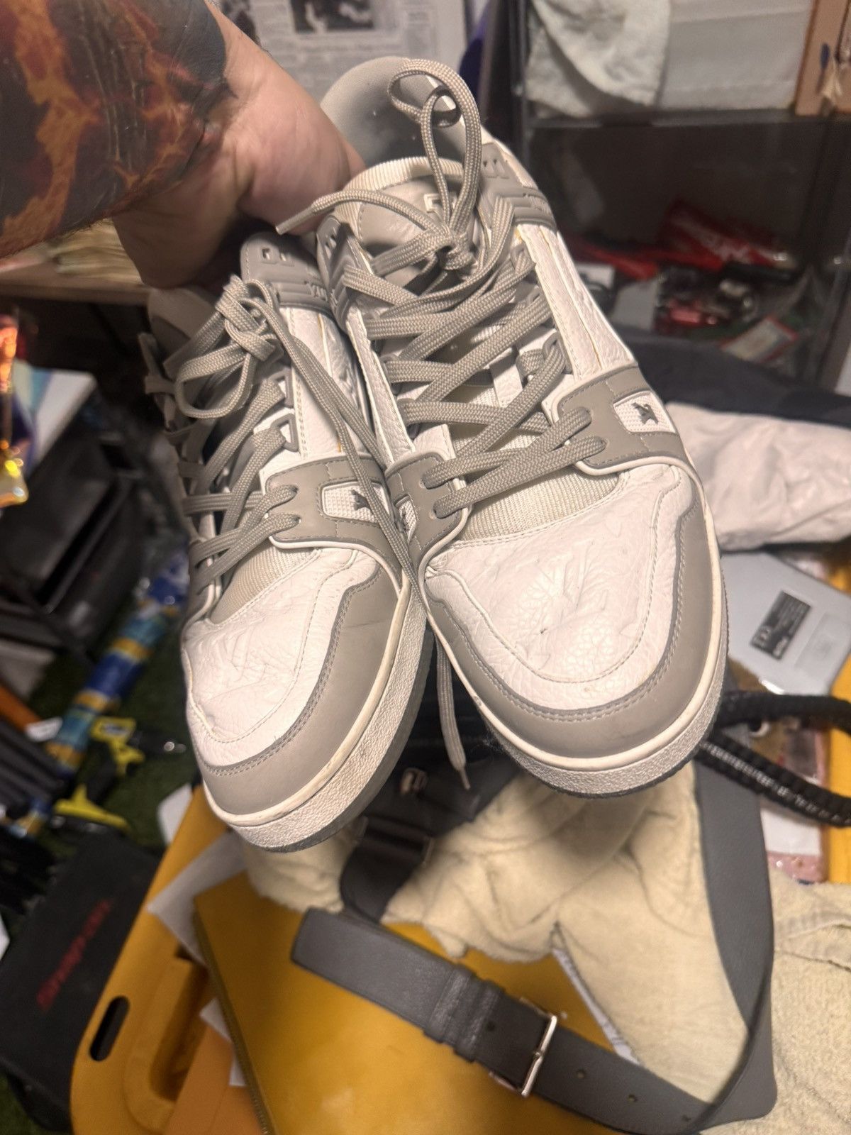 Louis Vuitton louis vuitton trainer gray Size US 10 / EU 43 - 1 Thumbnail