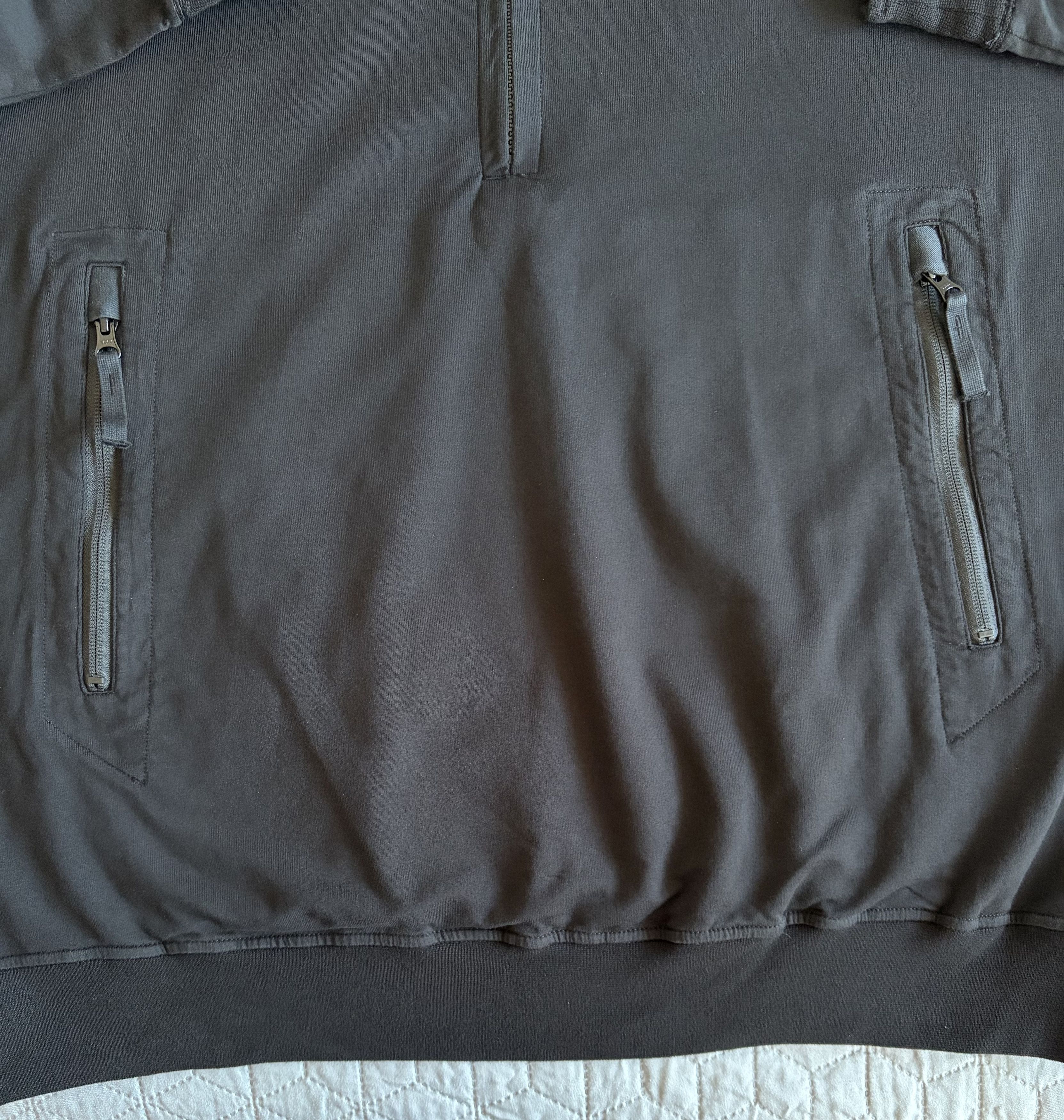 Stone Island Stone Island Ghost Half Zip Sweat Black Size US XXL / EU 58 / 5 - 4 Thumbnail